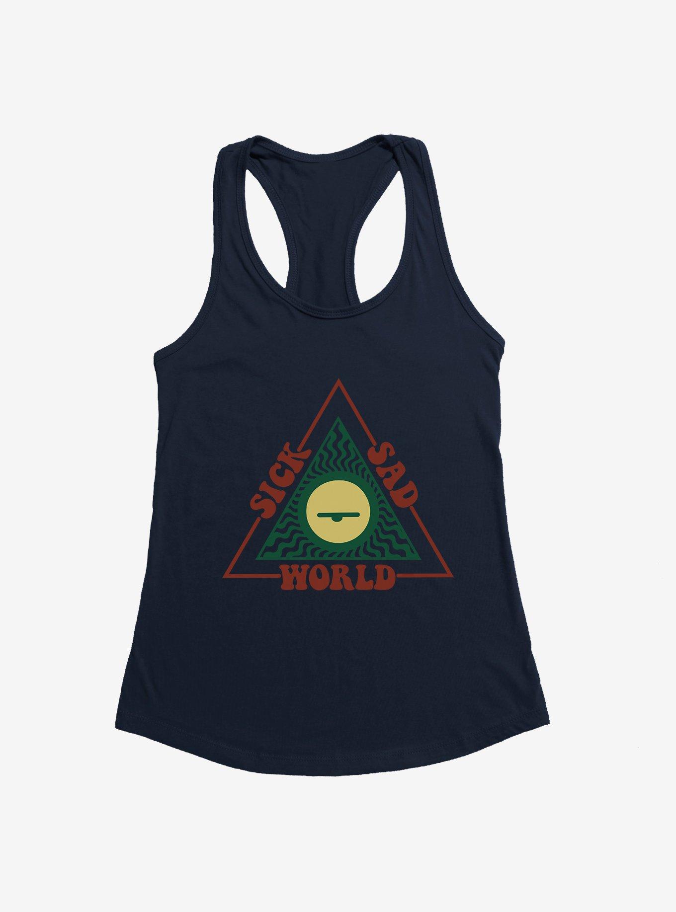 Daria Sick Sad World Triangle Girls Tank, MIDNIGHT NAVY, hi-res