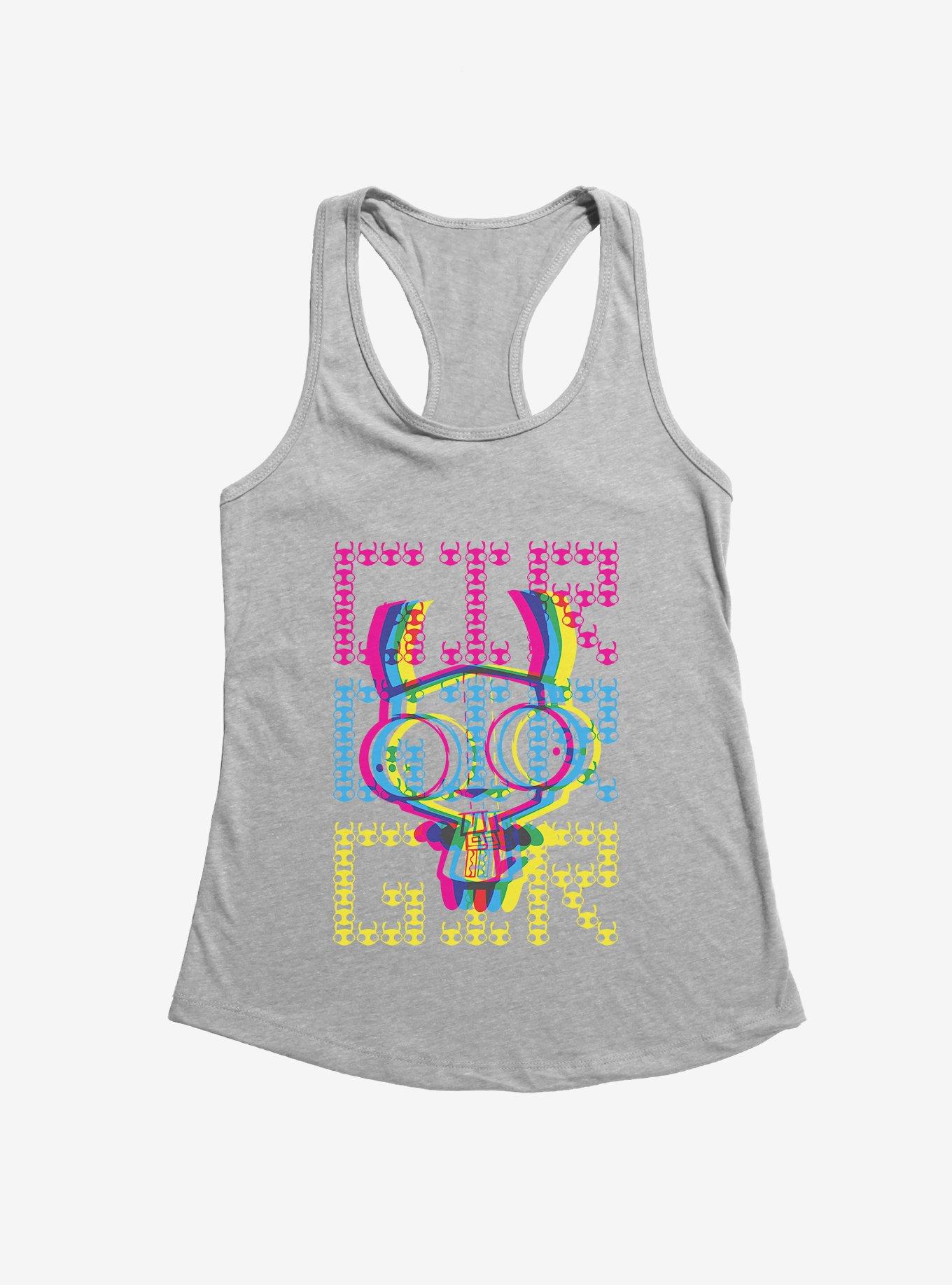 Invader Zim Neon 3D GIR Girls Tank, , hi-res