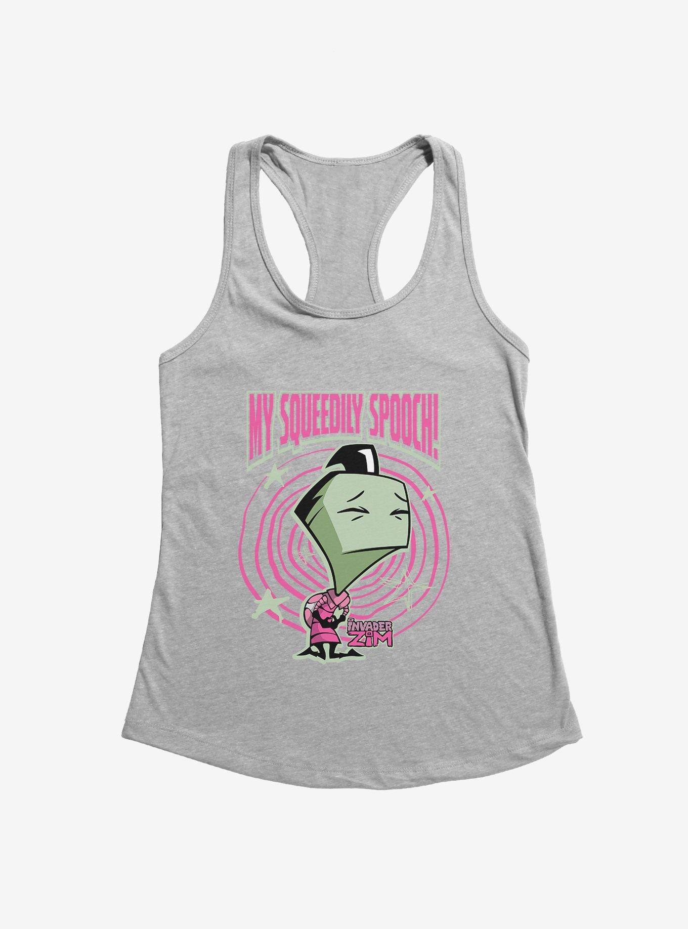 Invader Zim My Squeedily Spooch Girls Tank, HEATHER, hi-res