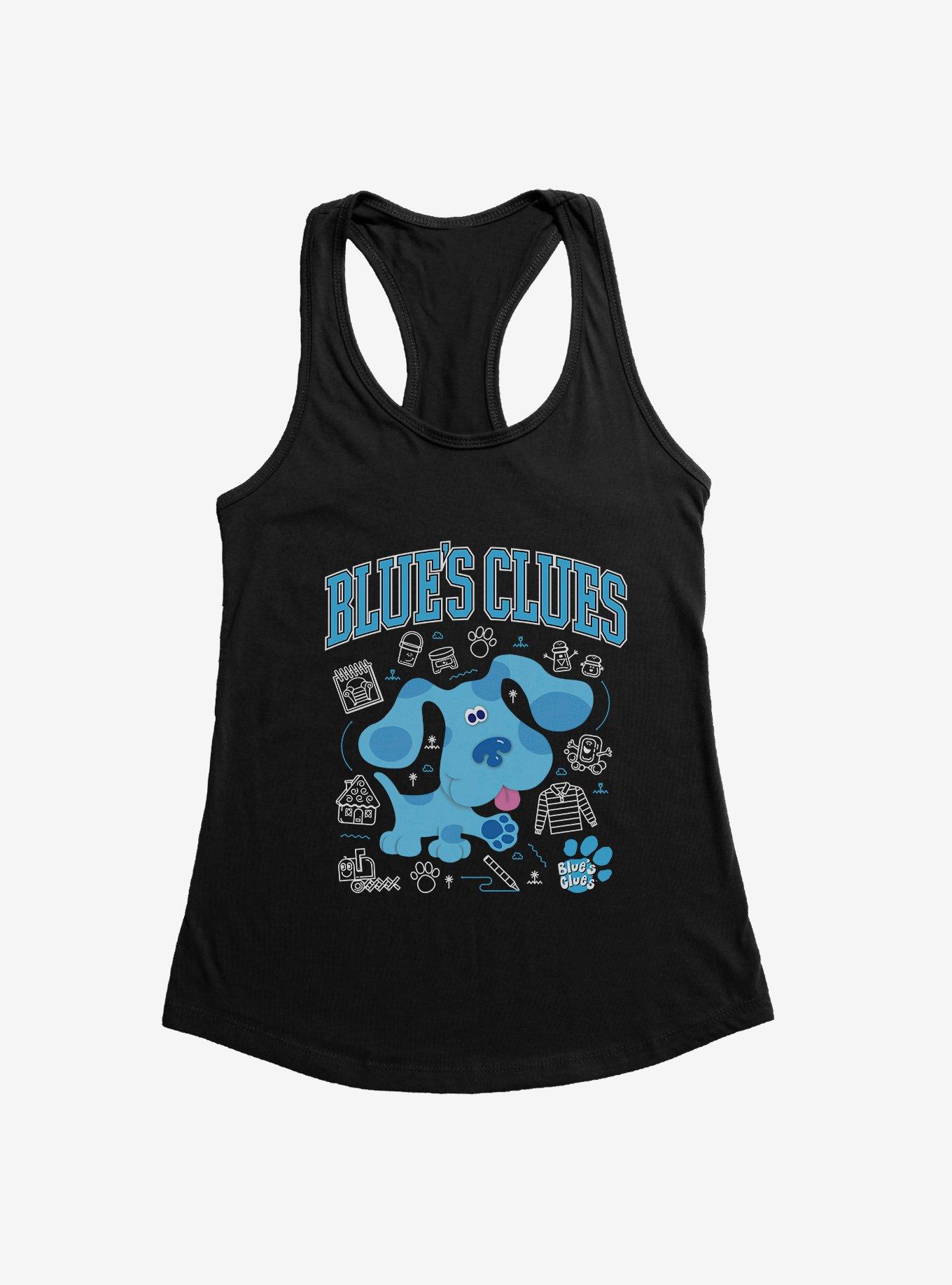 Blue's Clues Collegiate Logo Icons Girls Tank