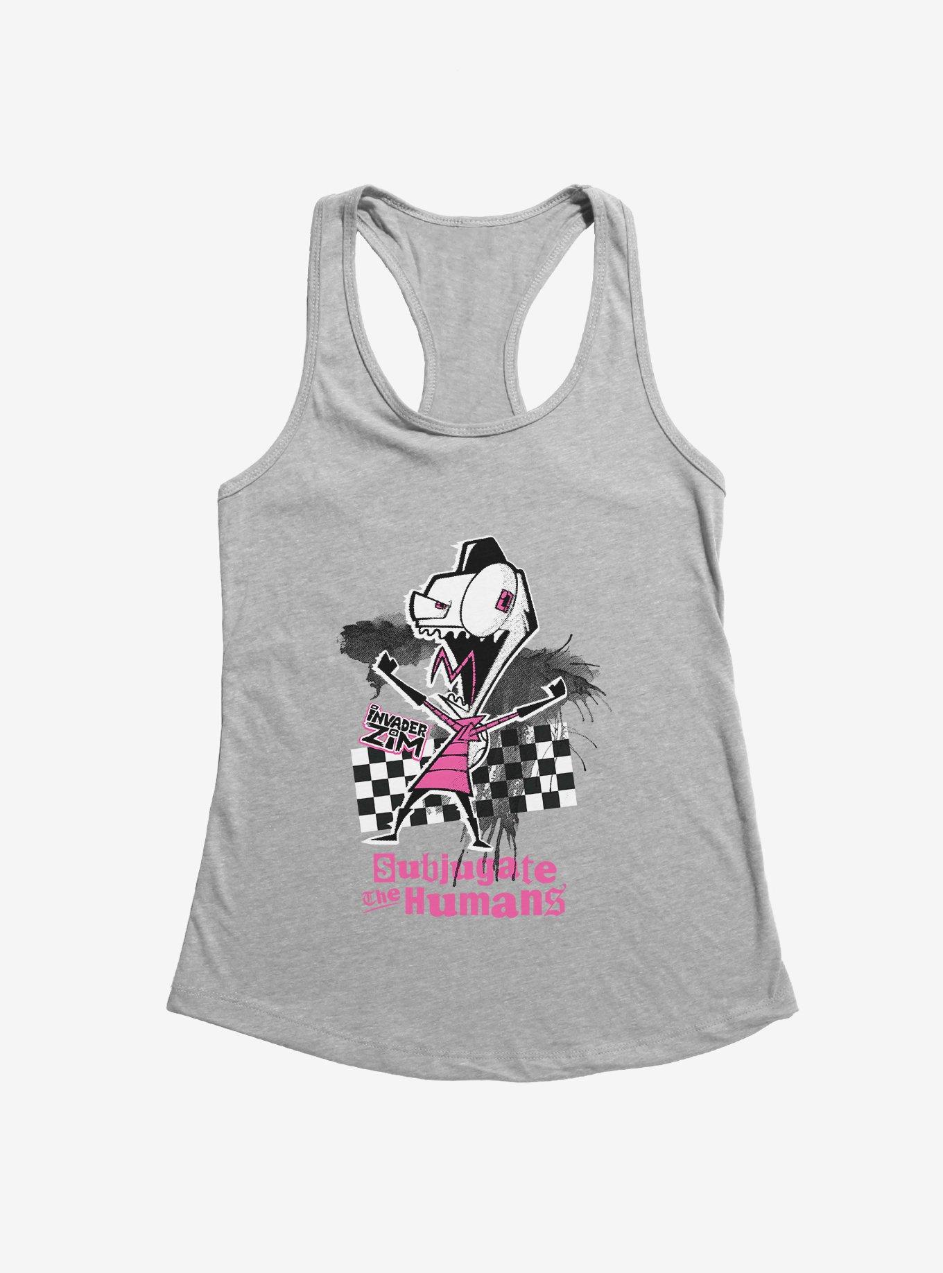 Invader Zim Subjugate The Humans Girls Tank, , hi-res