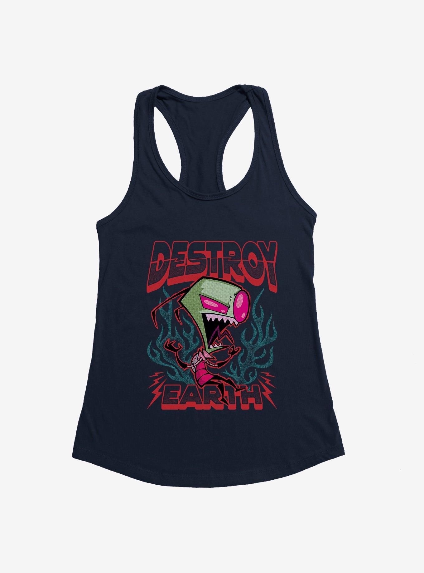 Invader Zim Destroy Earth Girls Tank