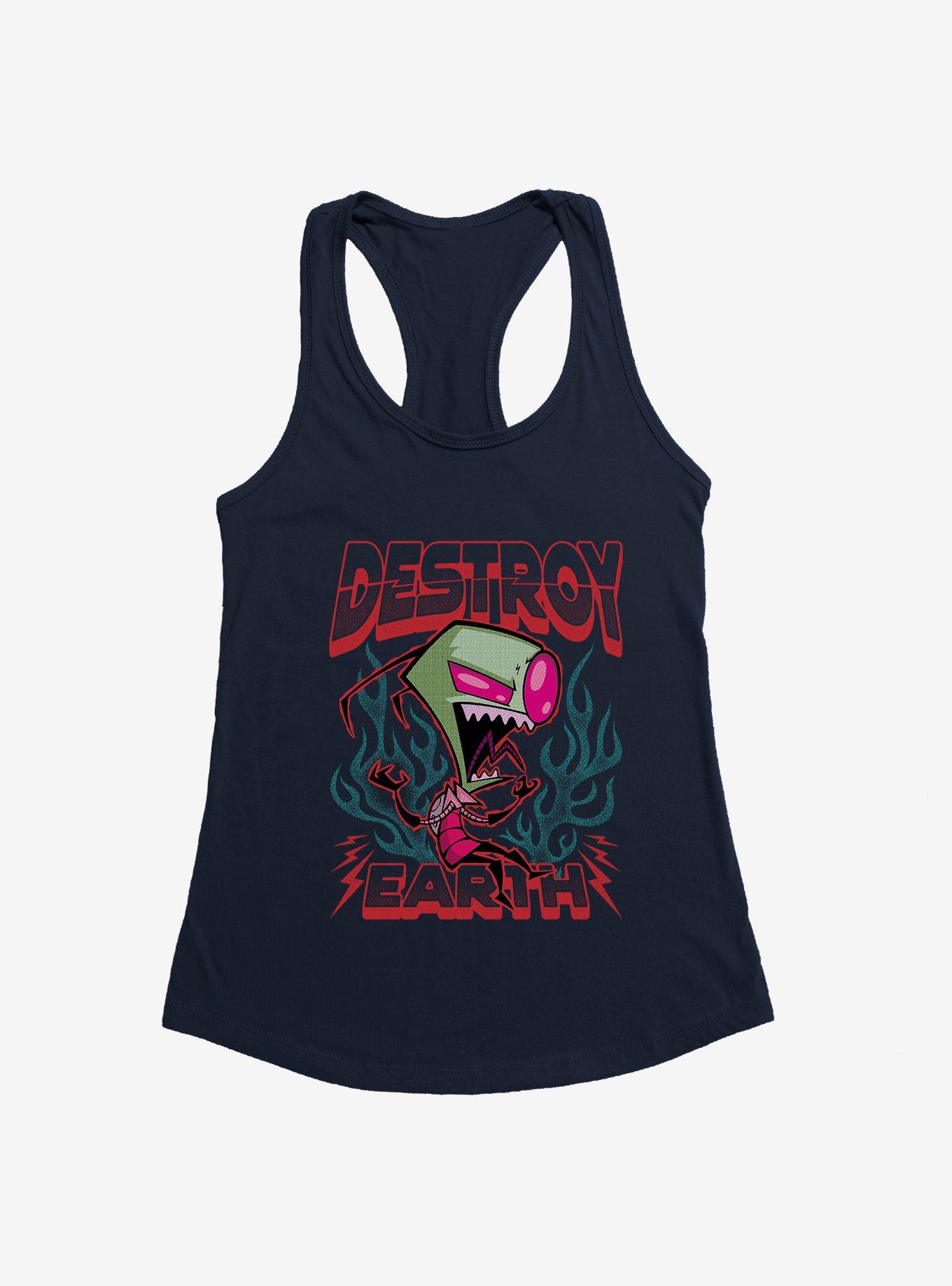 Invader Zim Destroy Earth Girls Tank, , hi-res