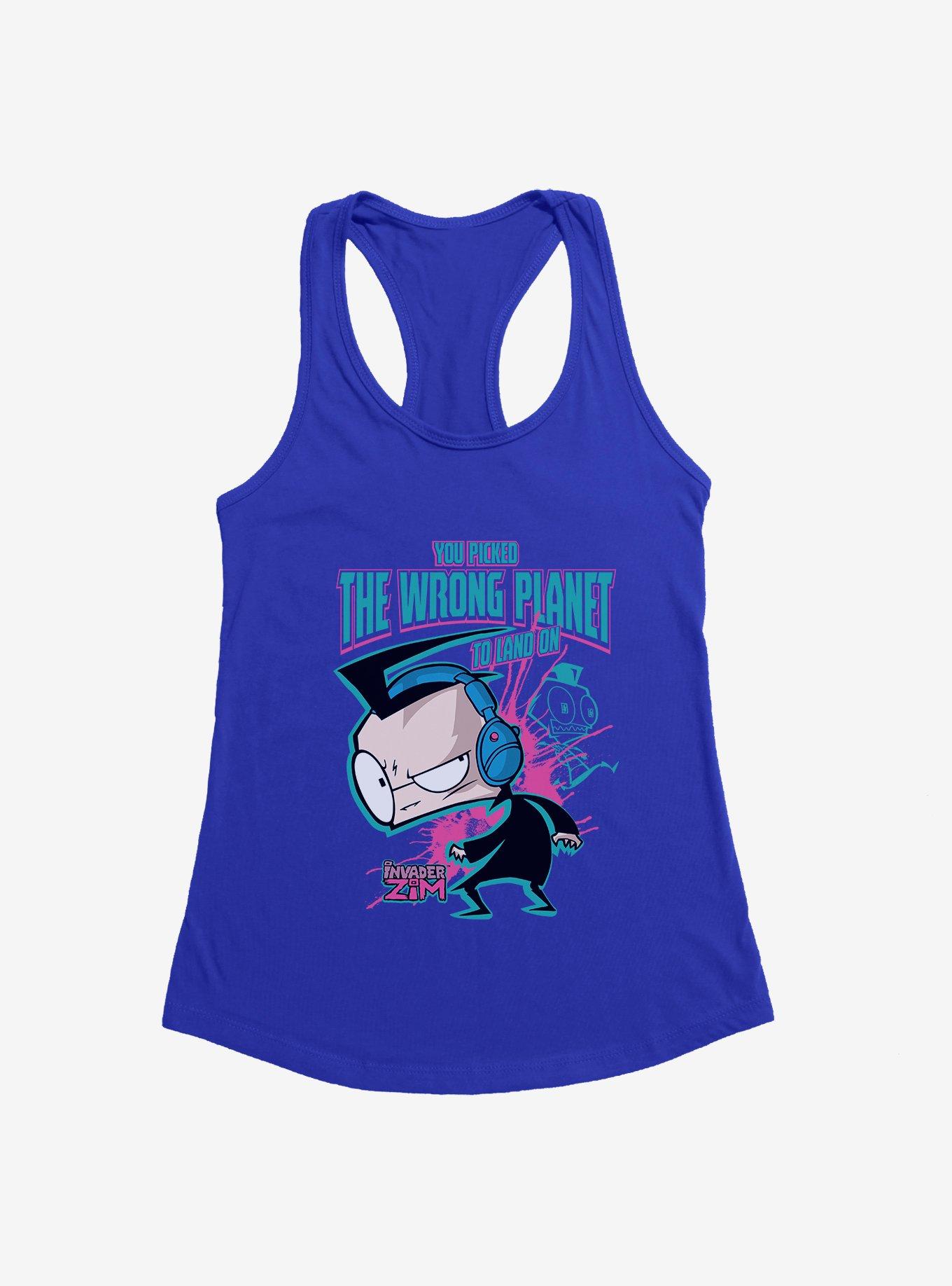 Invader Zim Dib You Picked The Wrong Planet To Land On Girls Tank