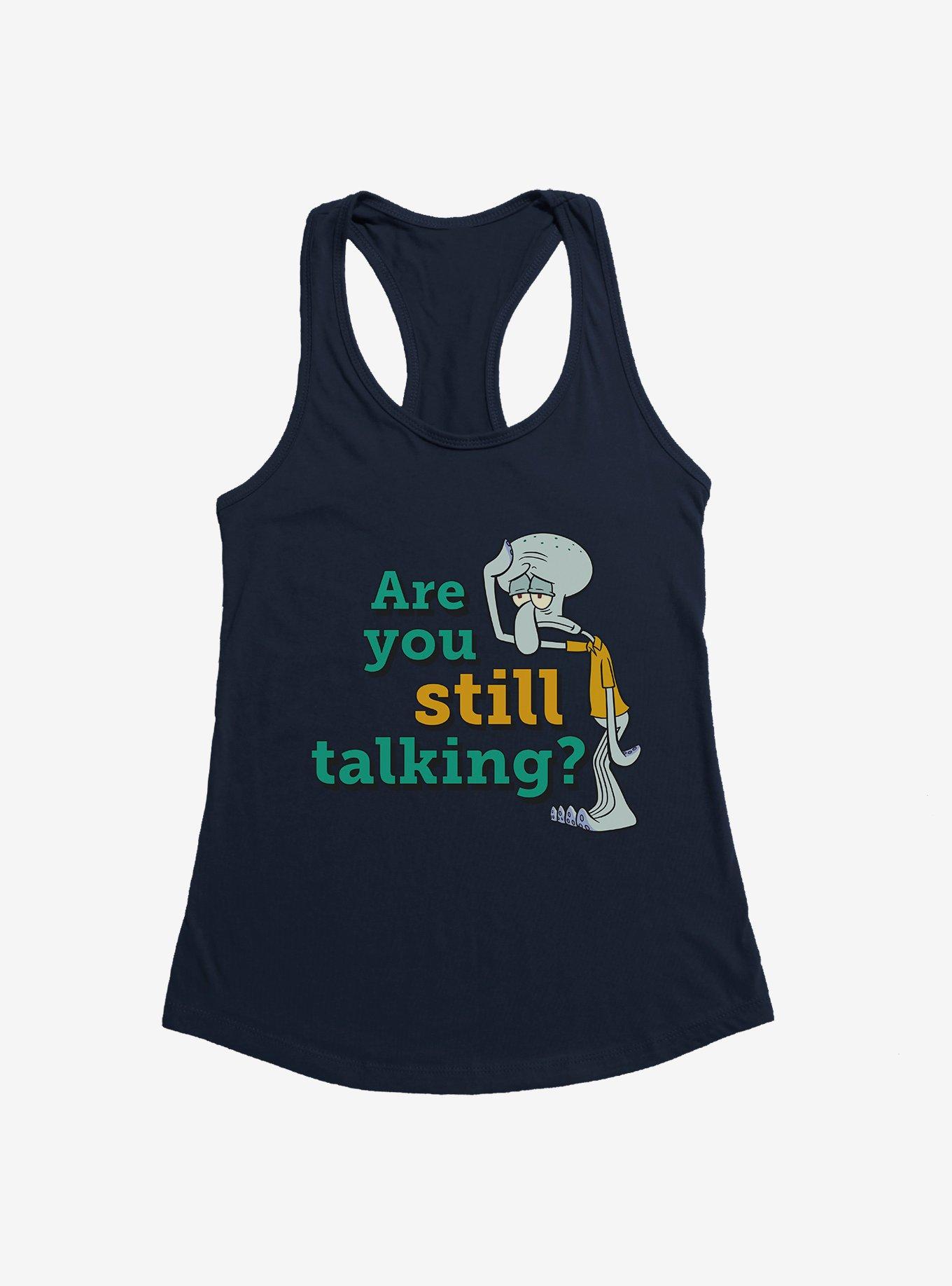 SpongeBob SquarePants Squidward Are You Still Talking? Girls Tank, , hi-res