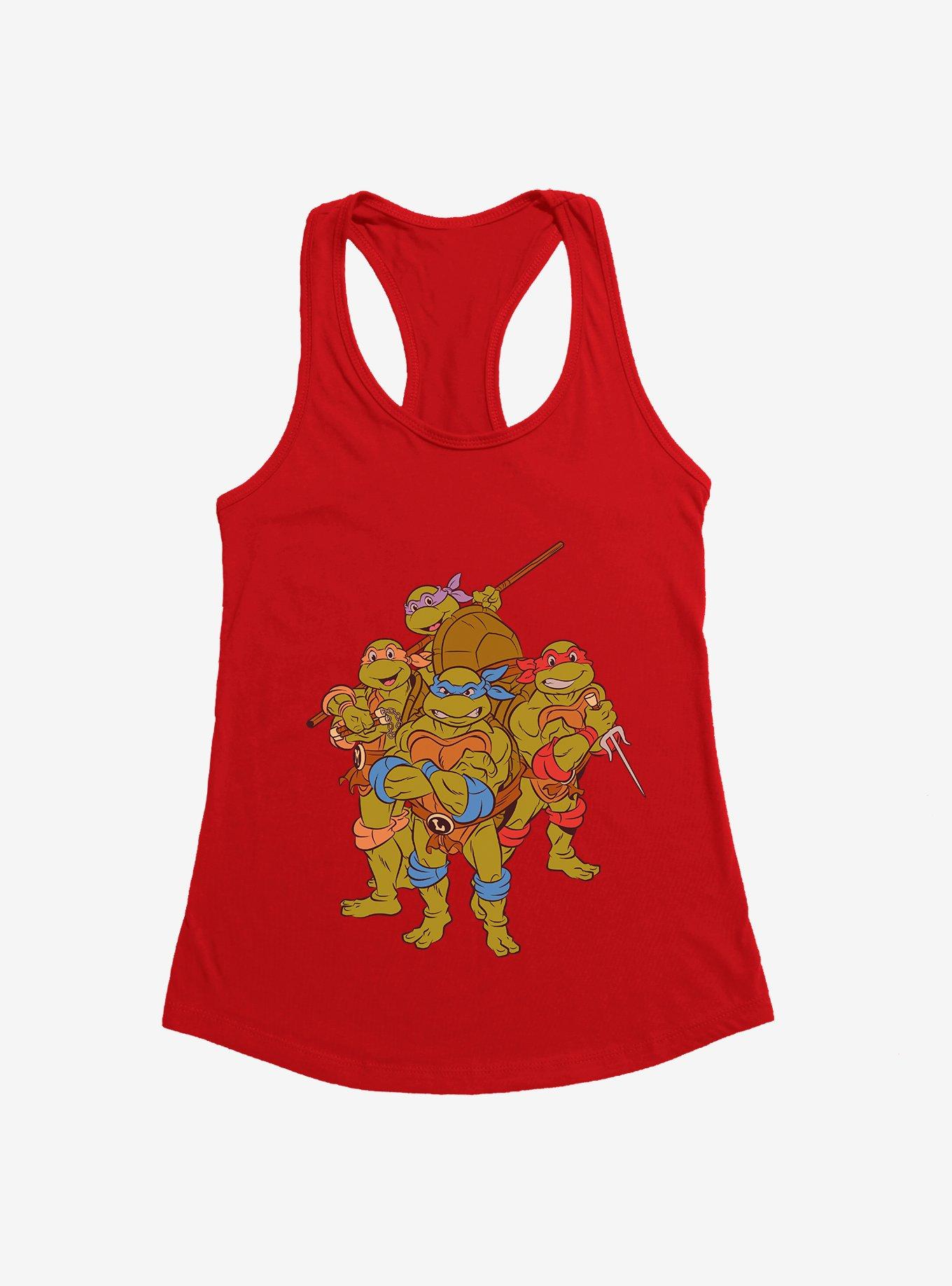 Teenage Mutant Ninja Turtles Group Pose Girls Tank, , hi-res