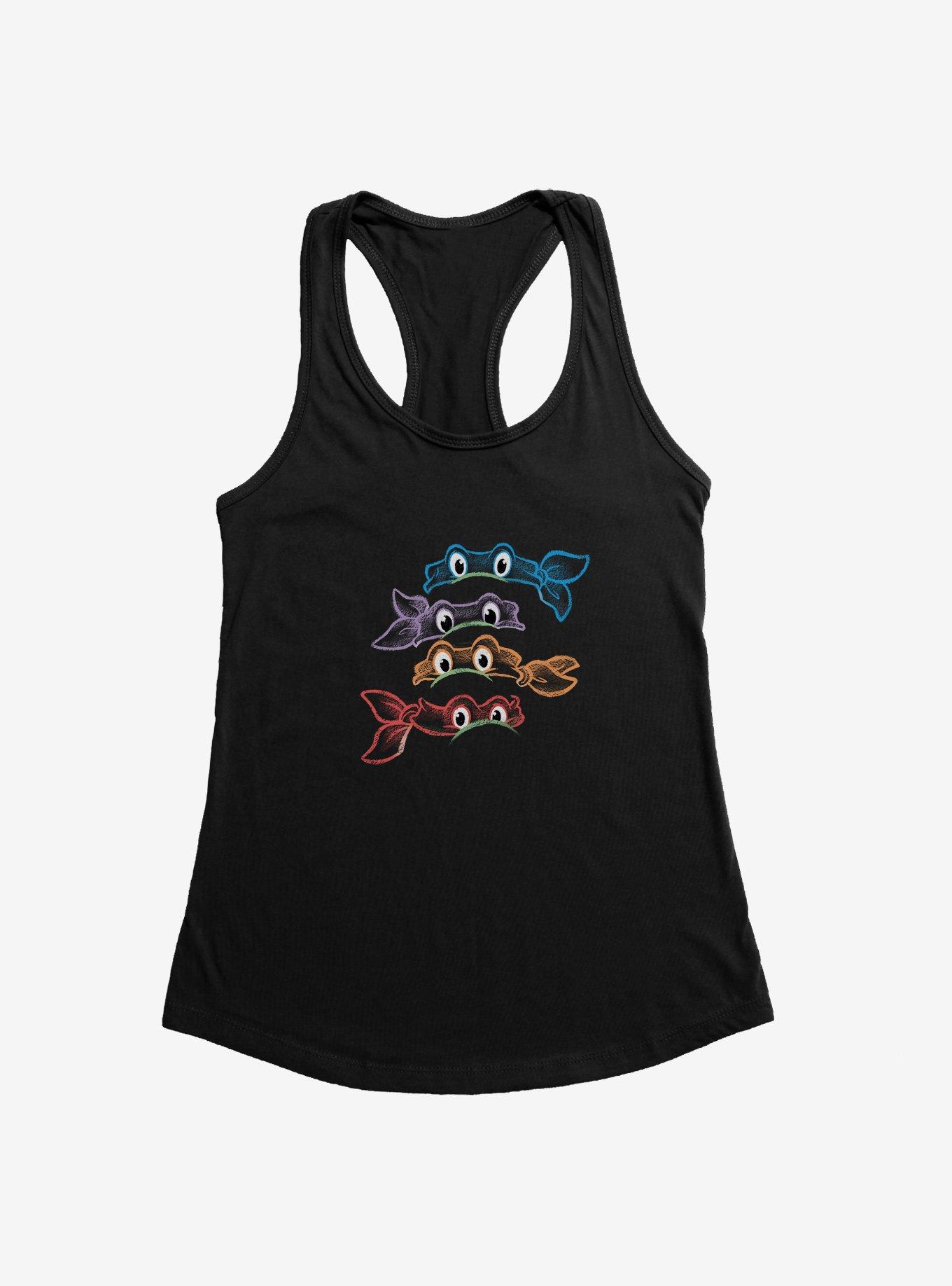 Teenage Mutant Ninja Turtles Crayon Turtle Eyes Girls Tank