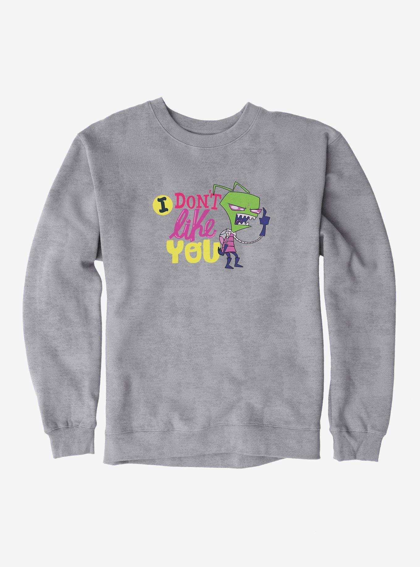 Invader Zim I Don't Like You Sweatshirt, , hi-res