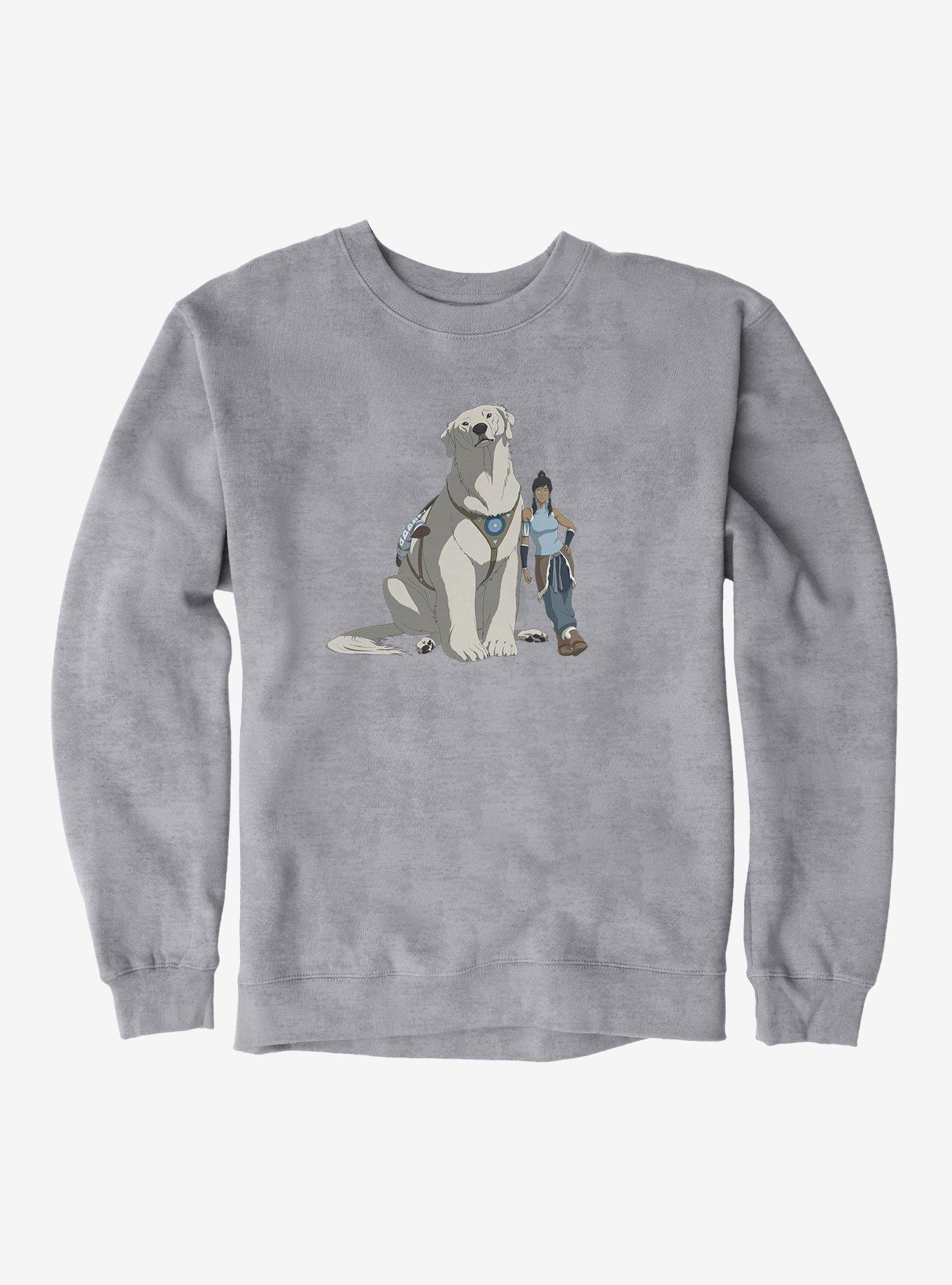 The Legend of Korra Korra and Naga Sweatshirt, , hi-res