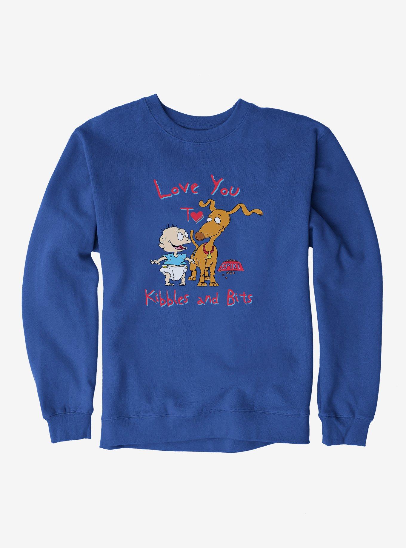 Rugrats Spike And Tommy I Love You To Kibbles And Bits Sweatshirt