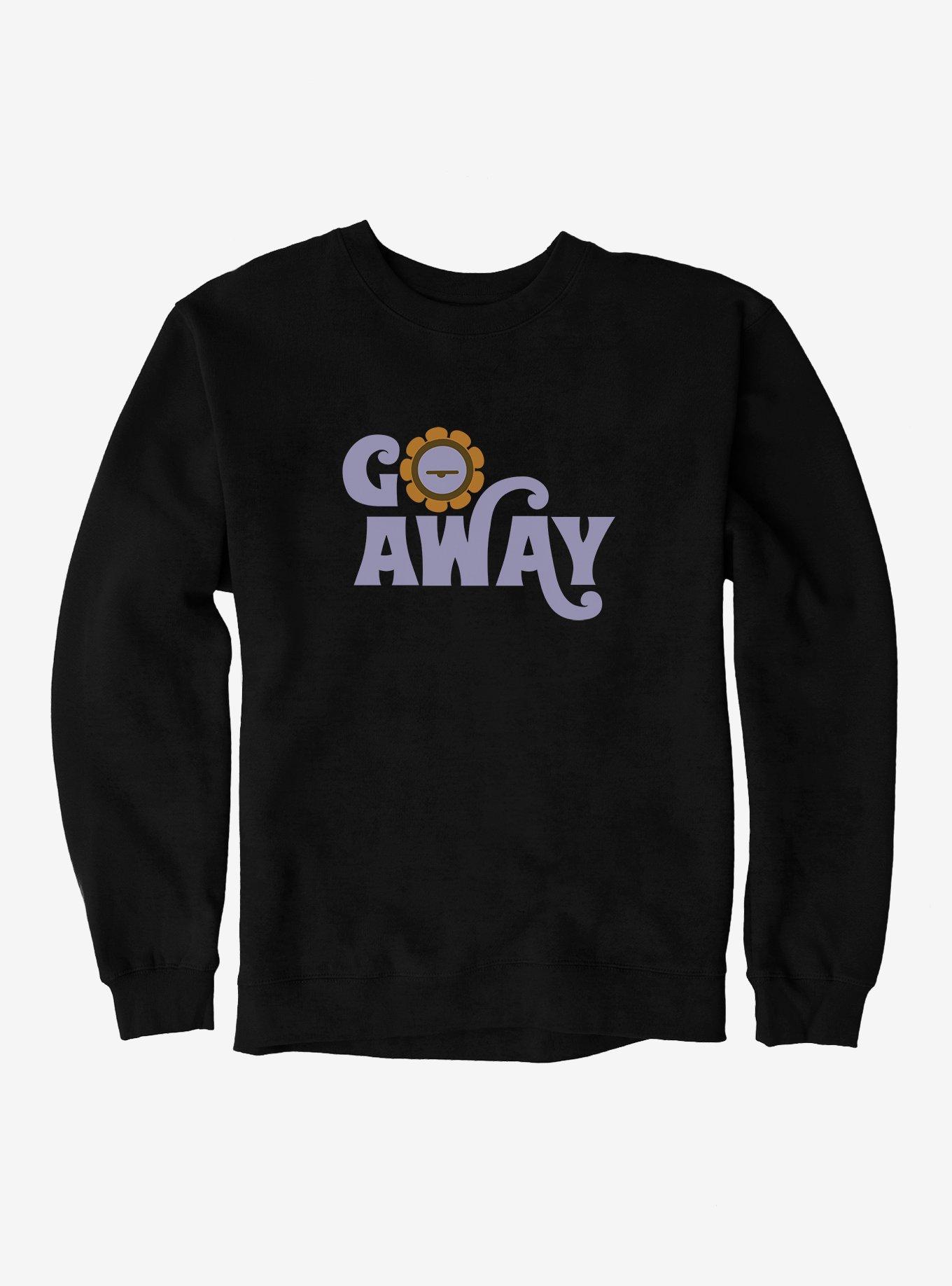 Daria Go Away Groovy Font Sweatshirt, , hi-res