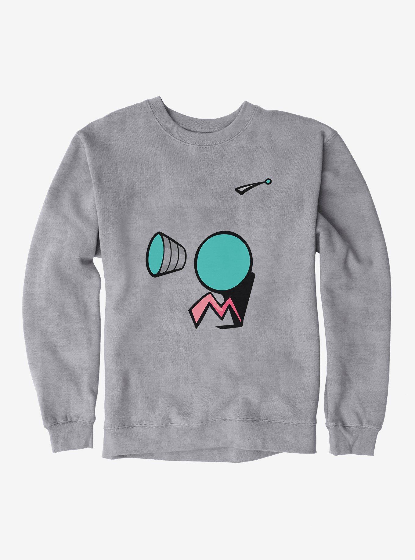 Invader Zim Big Face Screaming Sweatshirt, , hi-res