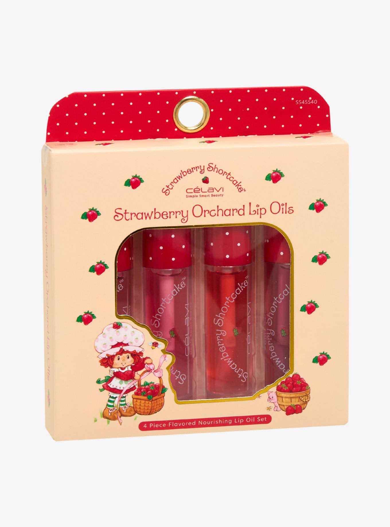 Célavi Strawberry Shortcake Strawberry Orchard Lip Oil Set, , hi-res