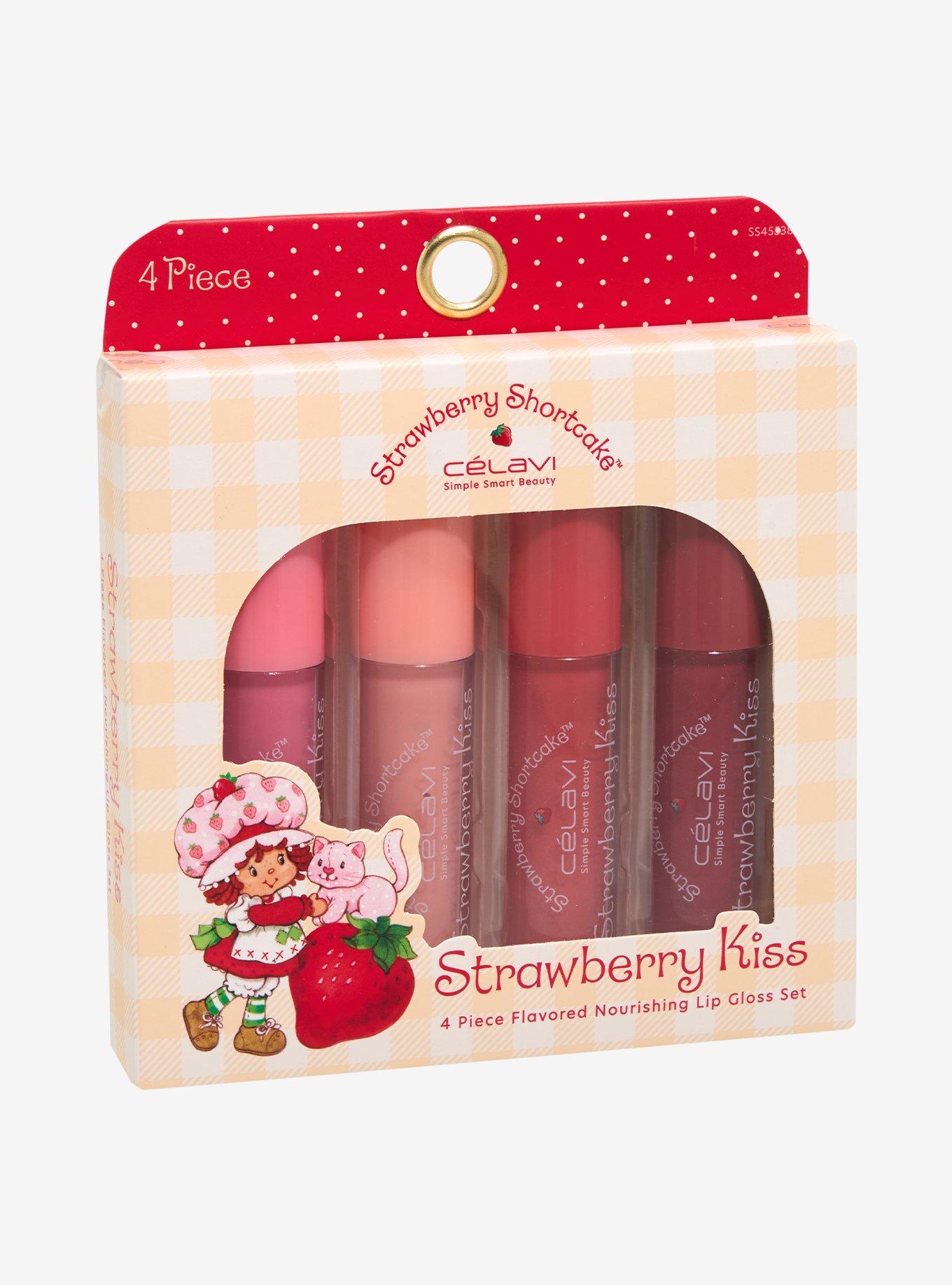 Célavi Strawberry Shortcake Strawberry Kiss Lip Gloss Set, , hi-res