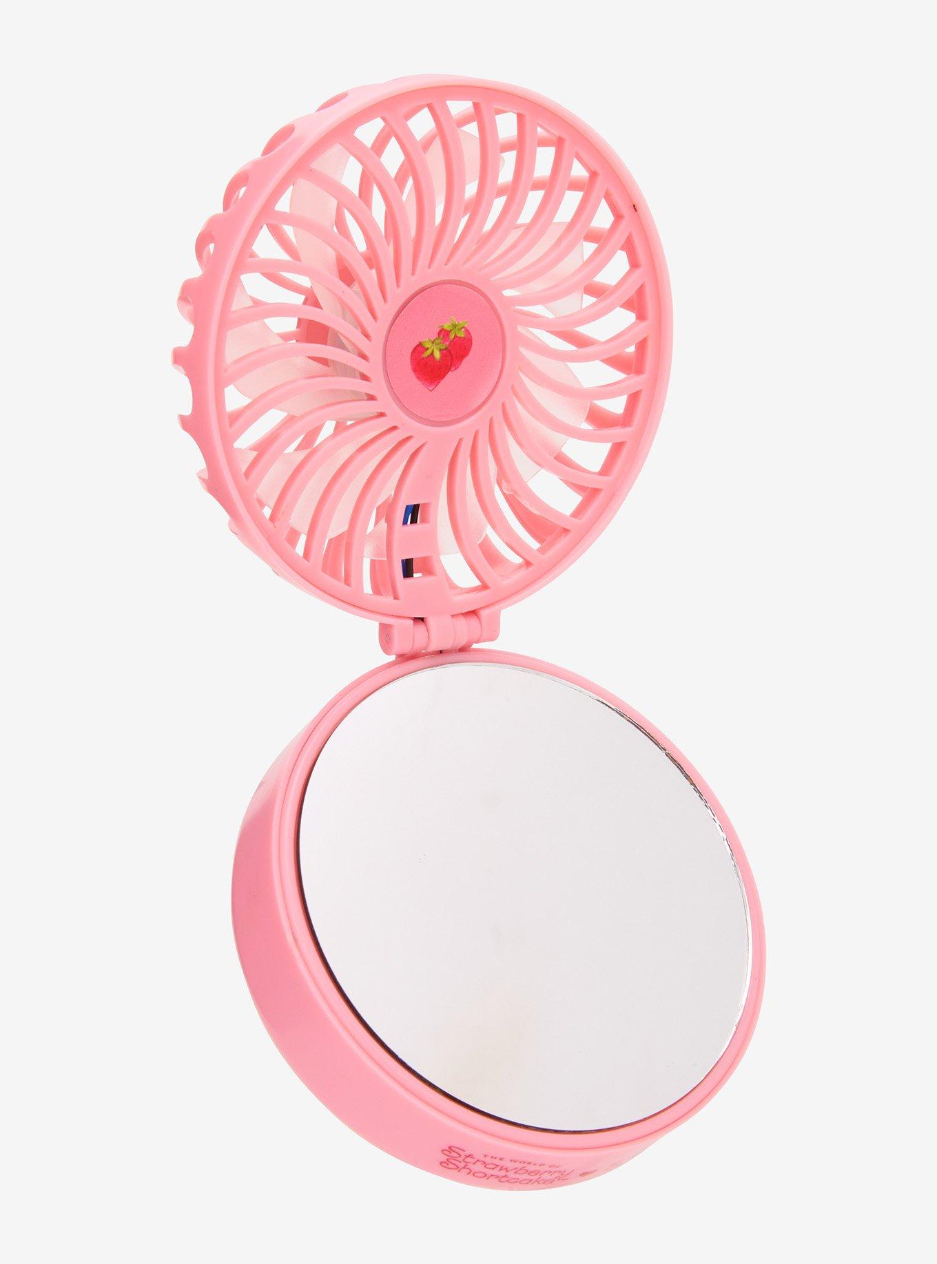 Célavi Strawberry Shortcake Sweetheart Compact Fan with Mirror, , hi-res