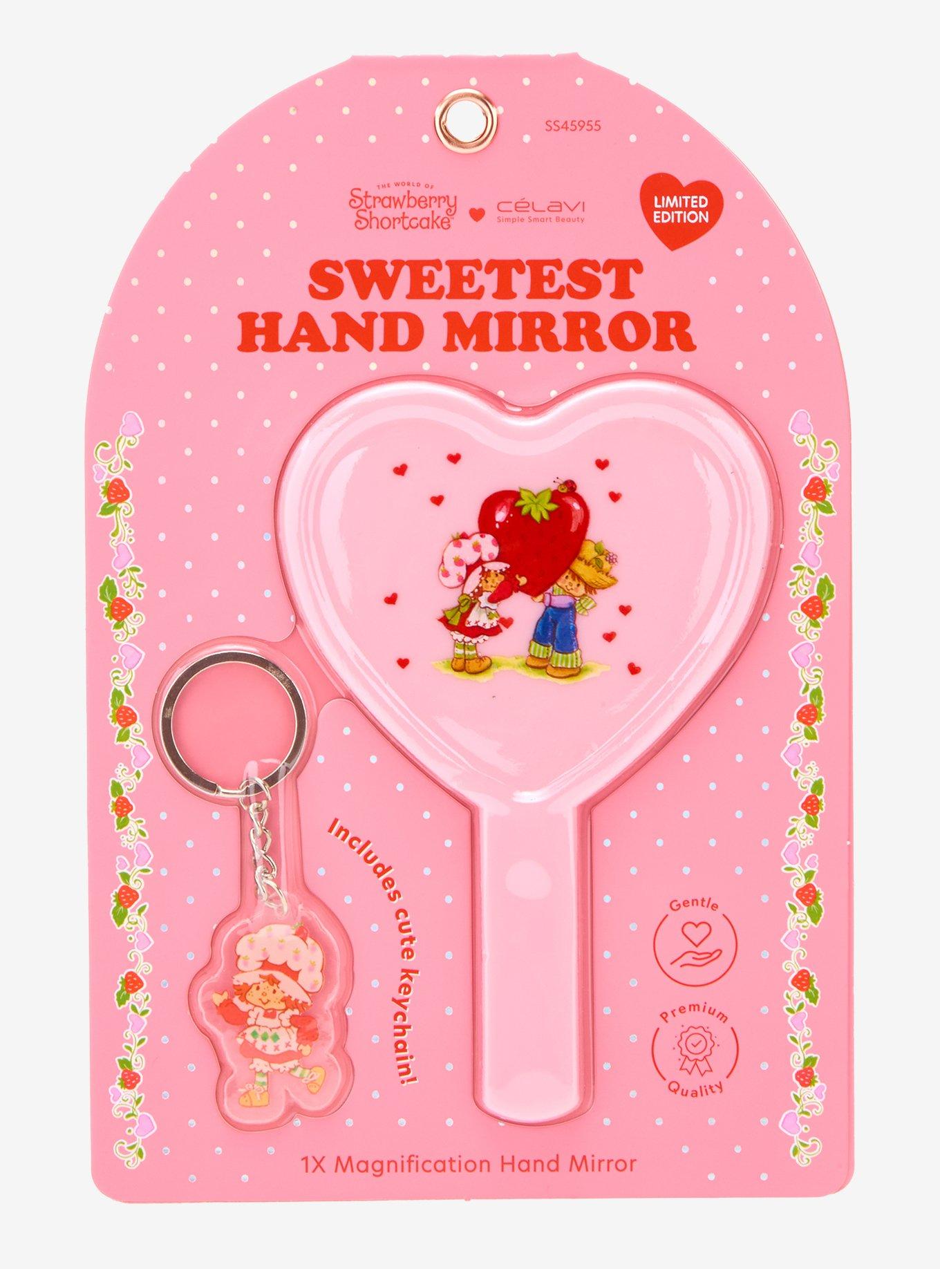 Célavi Strawberry Shortcake Sweetest Hand Mirror with Keychain, , hi-res