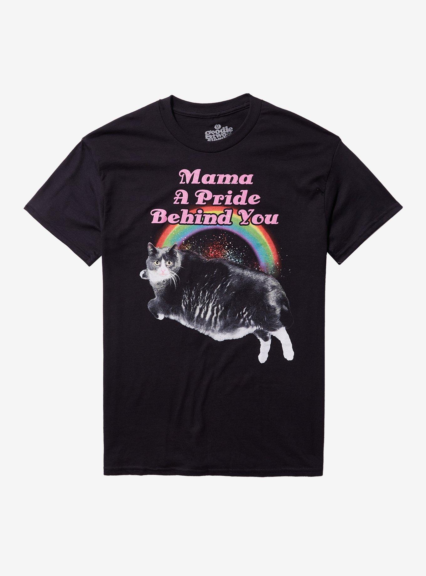 Pride Behind You Cat T-Shirt By Goodie Two Sleeves, , hi-res