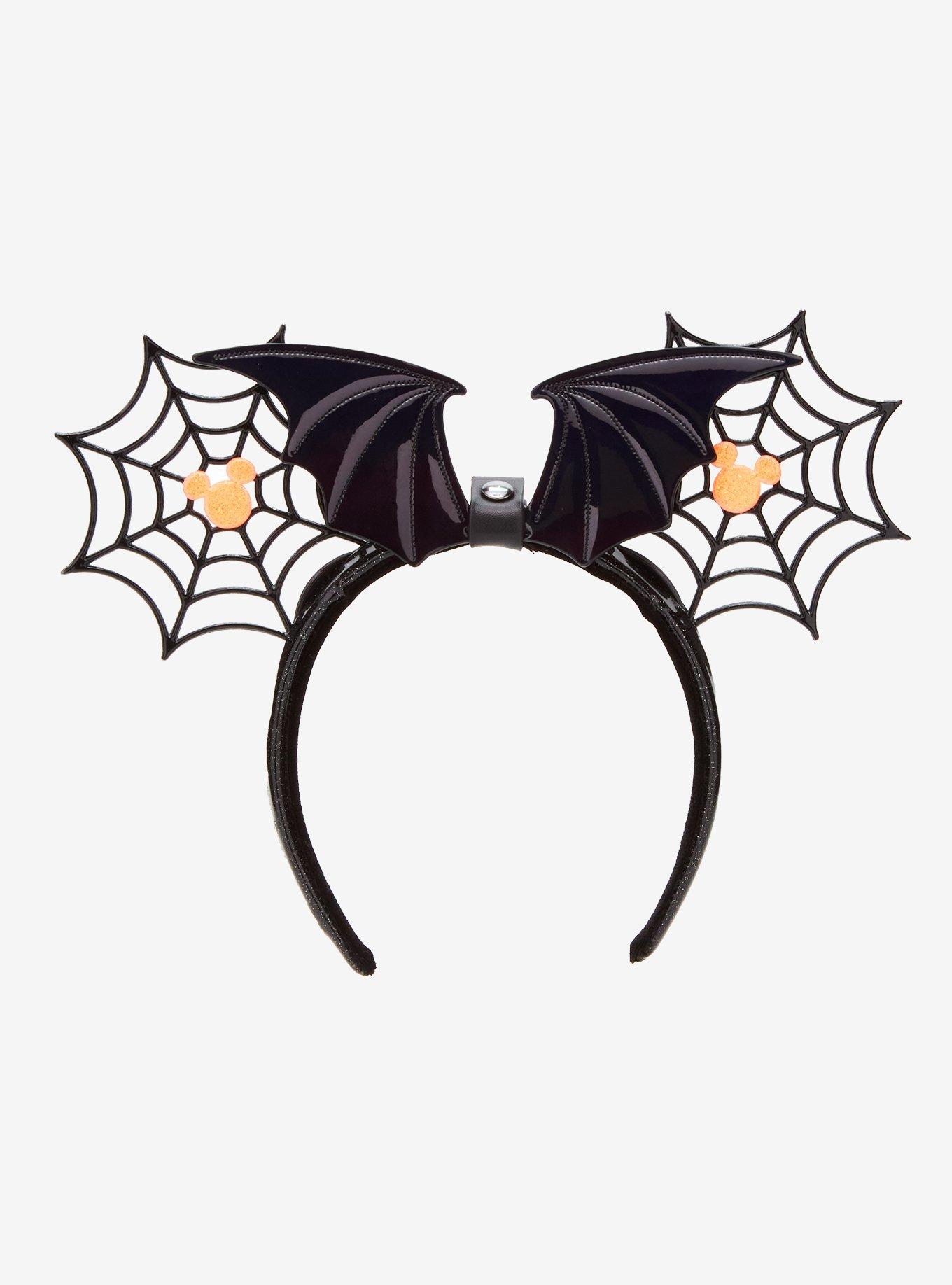 Loungefly Disney Minnie Mouse Spider-Web Bat Ears, , hi-res