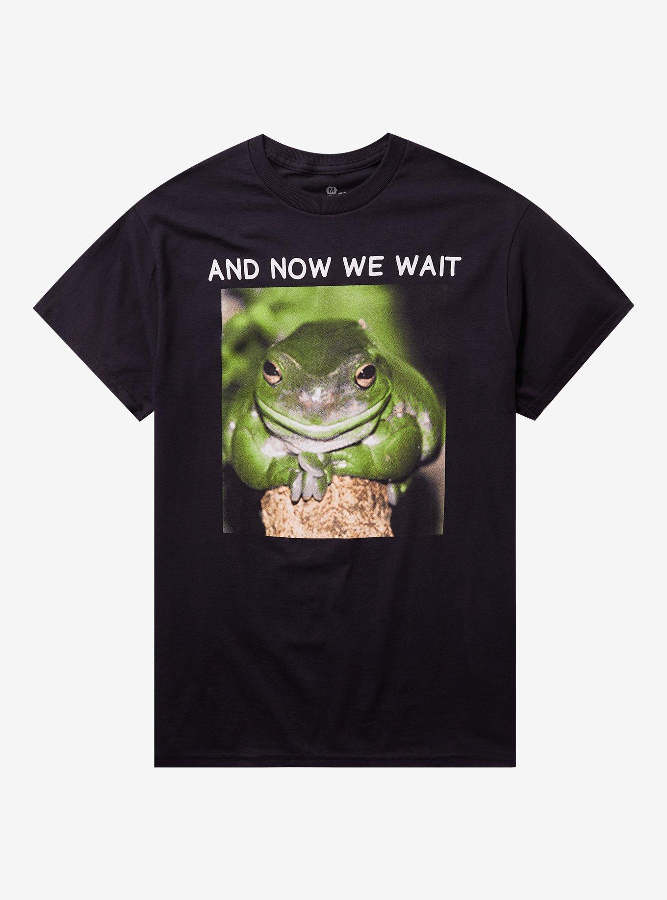 Waiting Frog T-Shirt By Goodie Two Sleeves, , hi-res