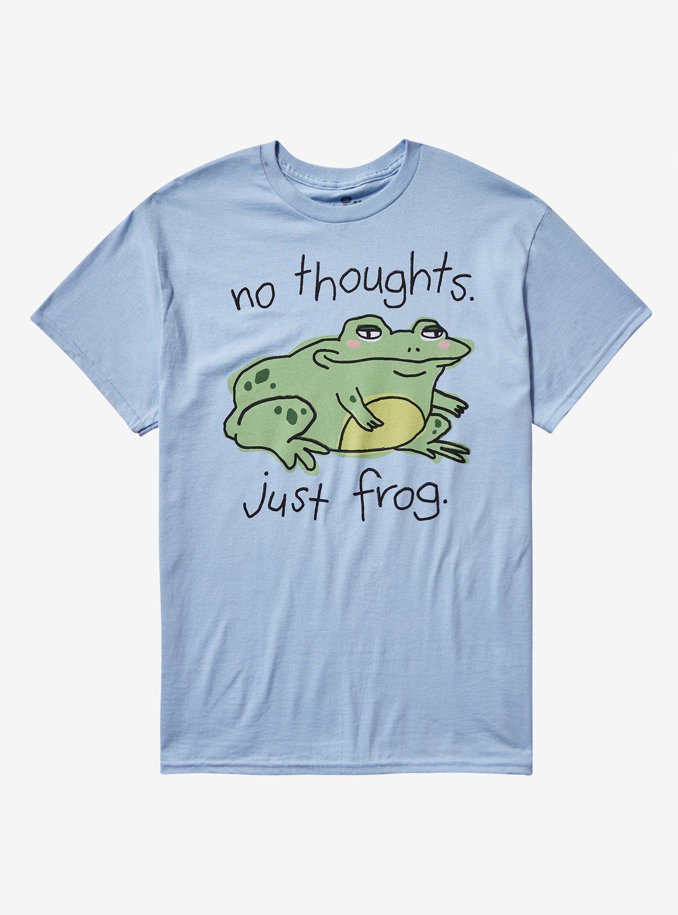 No Thoughts Just Frog T-Shirt By Goodie Two Sleeves, , hi-res