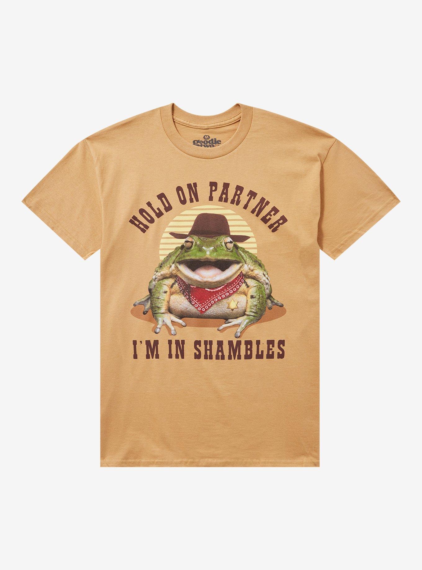 Frog In Shambles T-Shirt By Goodie Two Sleeves, , hi-res