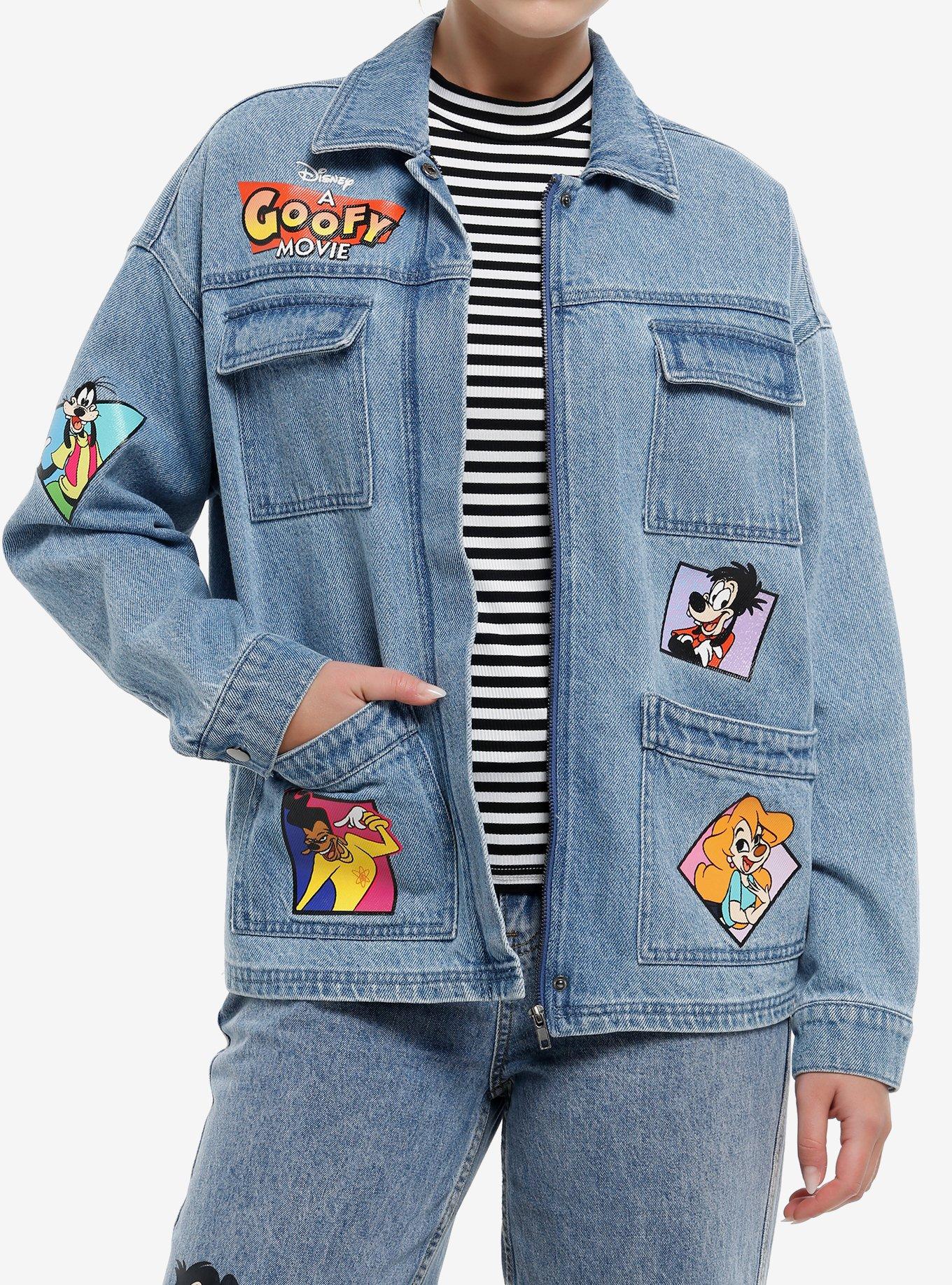 Her Universe Disney A Goofy Movie Characters Denim Jacket, , hi-res