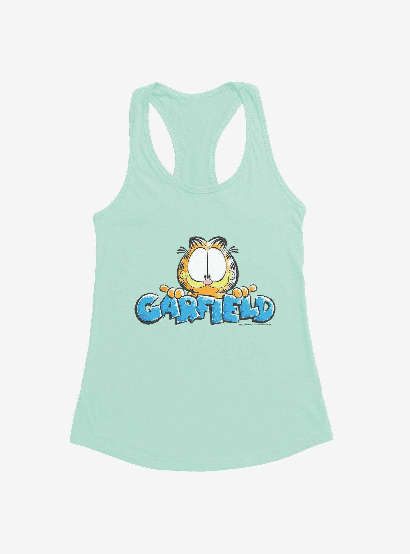 Garfield Title Logo Girls Tank