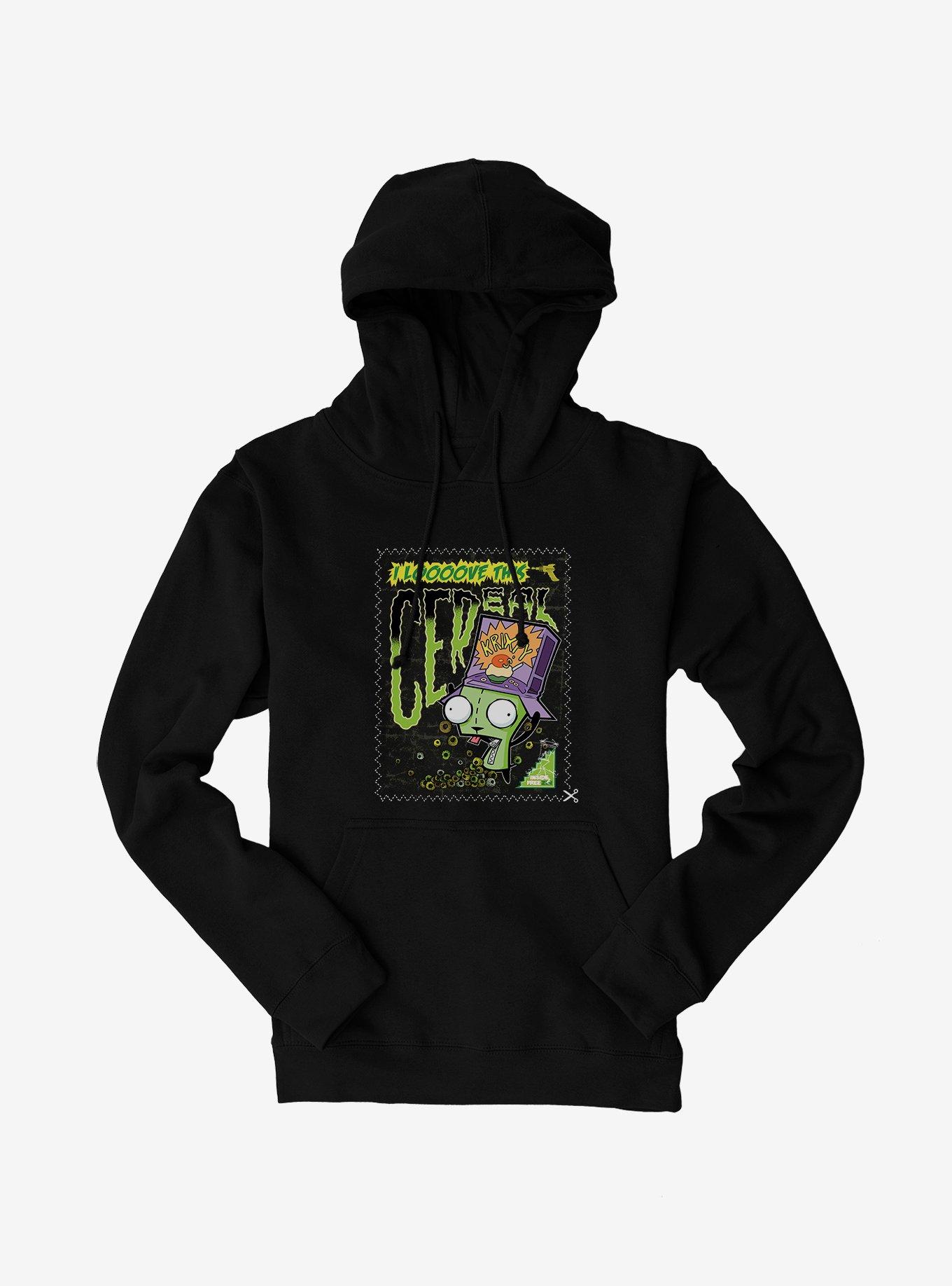 Invader Zim I Love This Cereal Hoodie, , hi-res