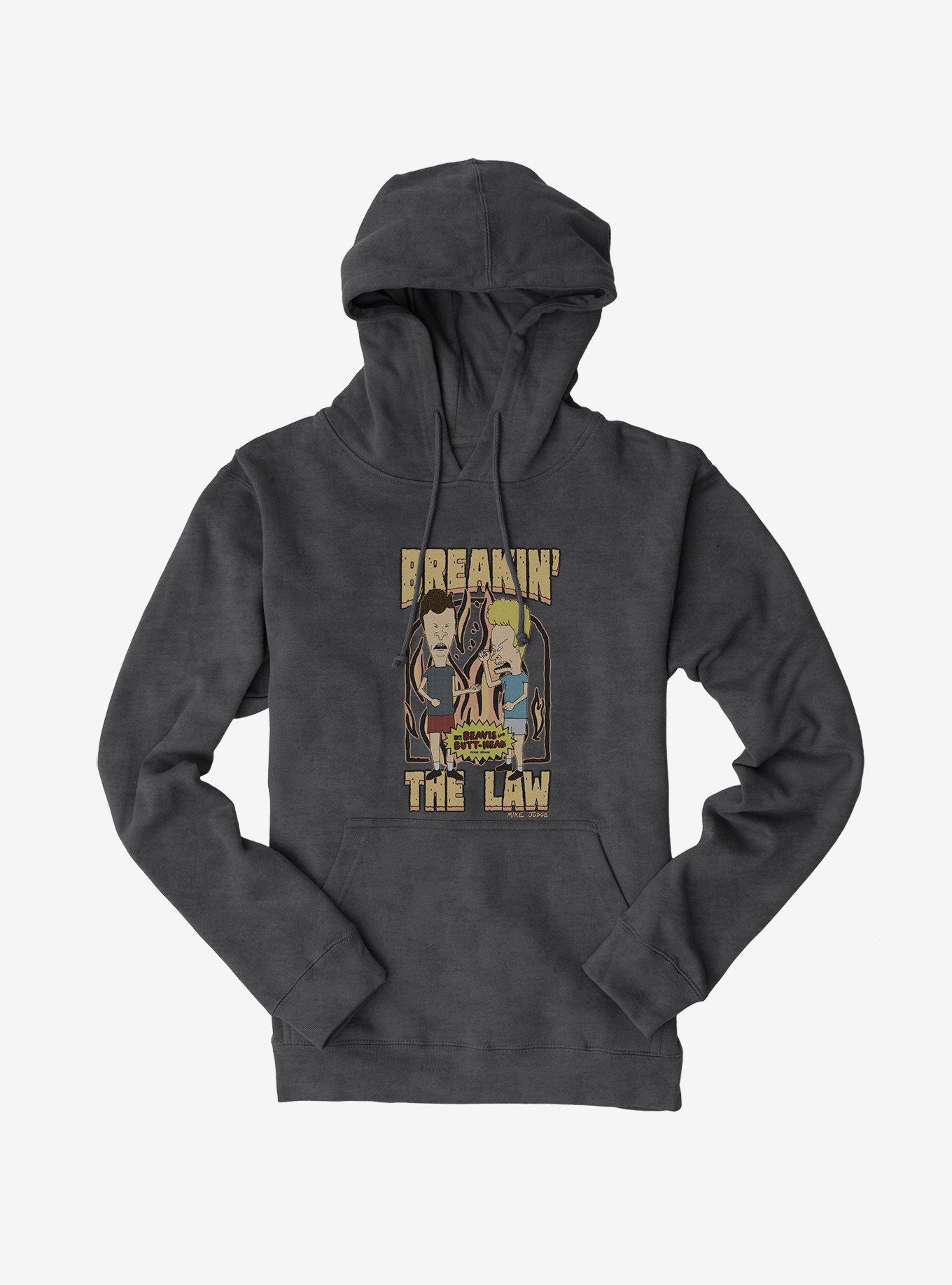 Beavis And Butthead Breakin The Law Hoodie, , hi-res