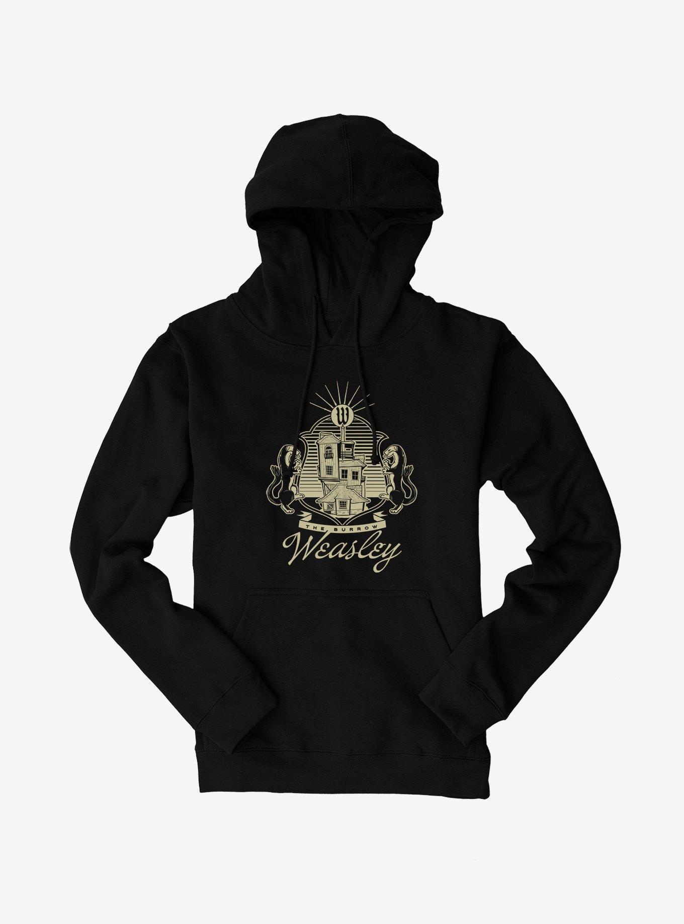 Harry Potter The Burrow Weasley Hoodie, BLACK, hi-res