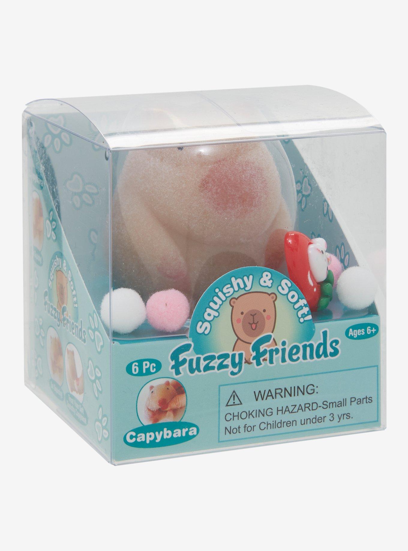 Fuzzy Friends Capybara Squishy Toy, , hi-res