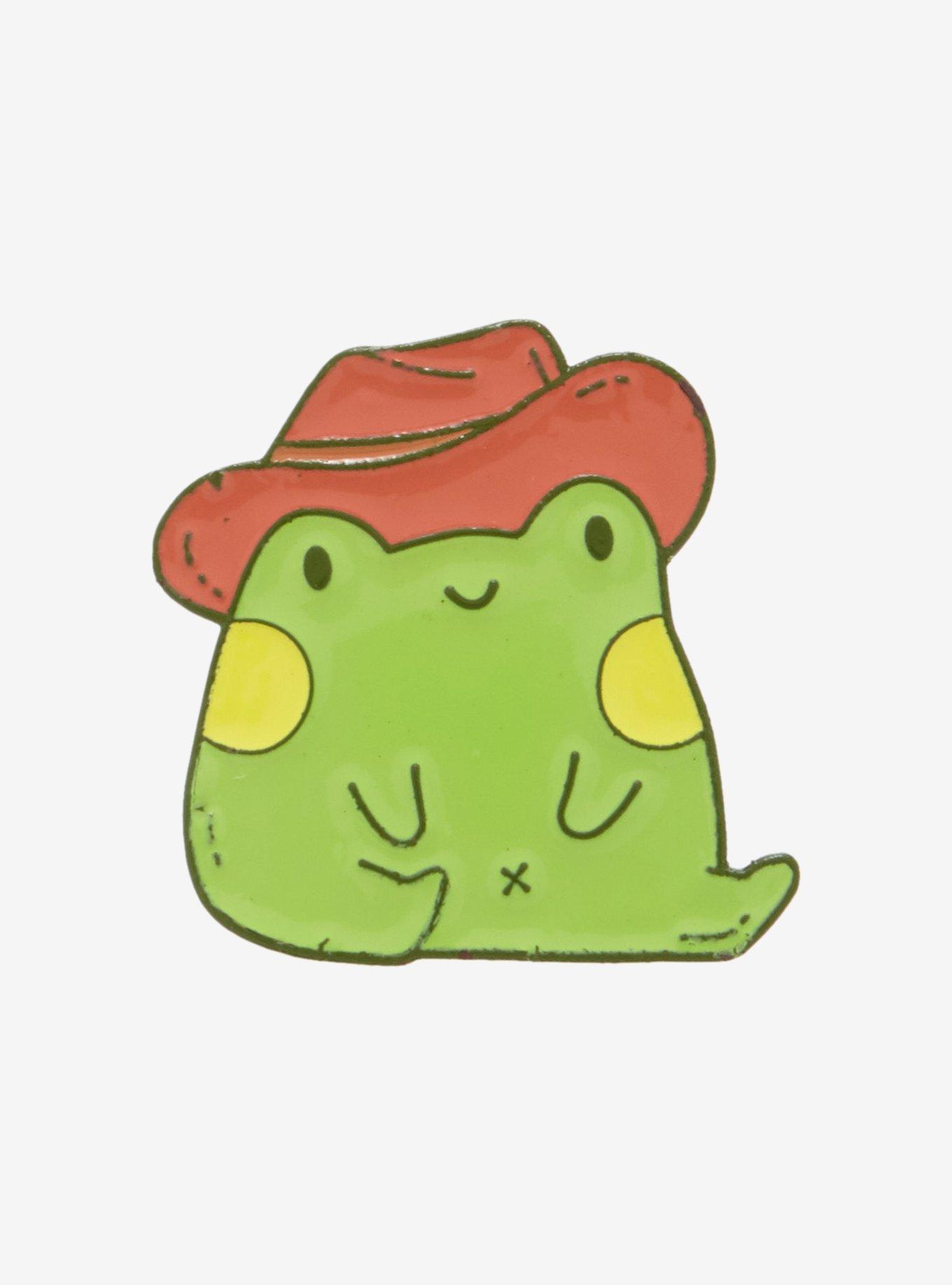 Cowboy Frog Enamel Pin By Arcasian, , hi-res