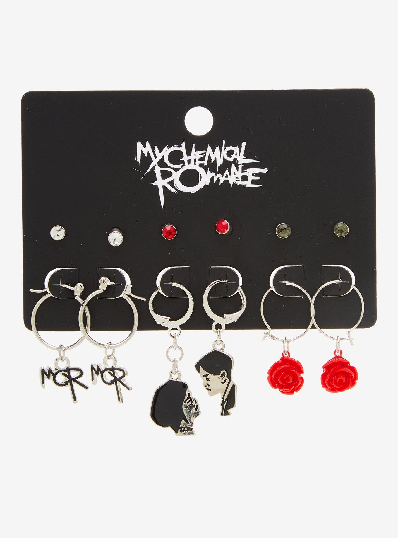 My Chemical Romance Icon Earring Set, , hi-res