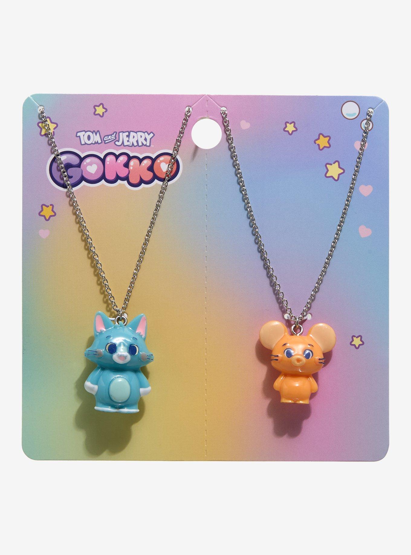 Tom And Jerry Gokko Best Friend Necklace Set | Hot Topic
