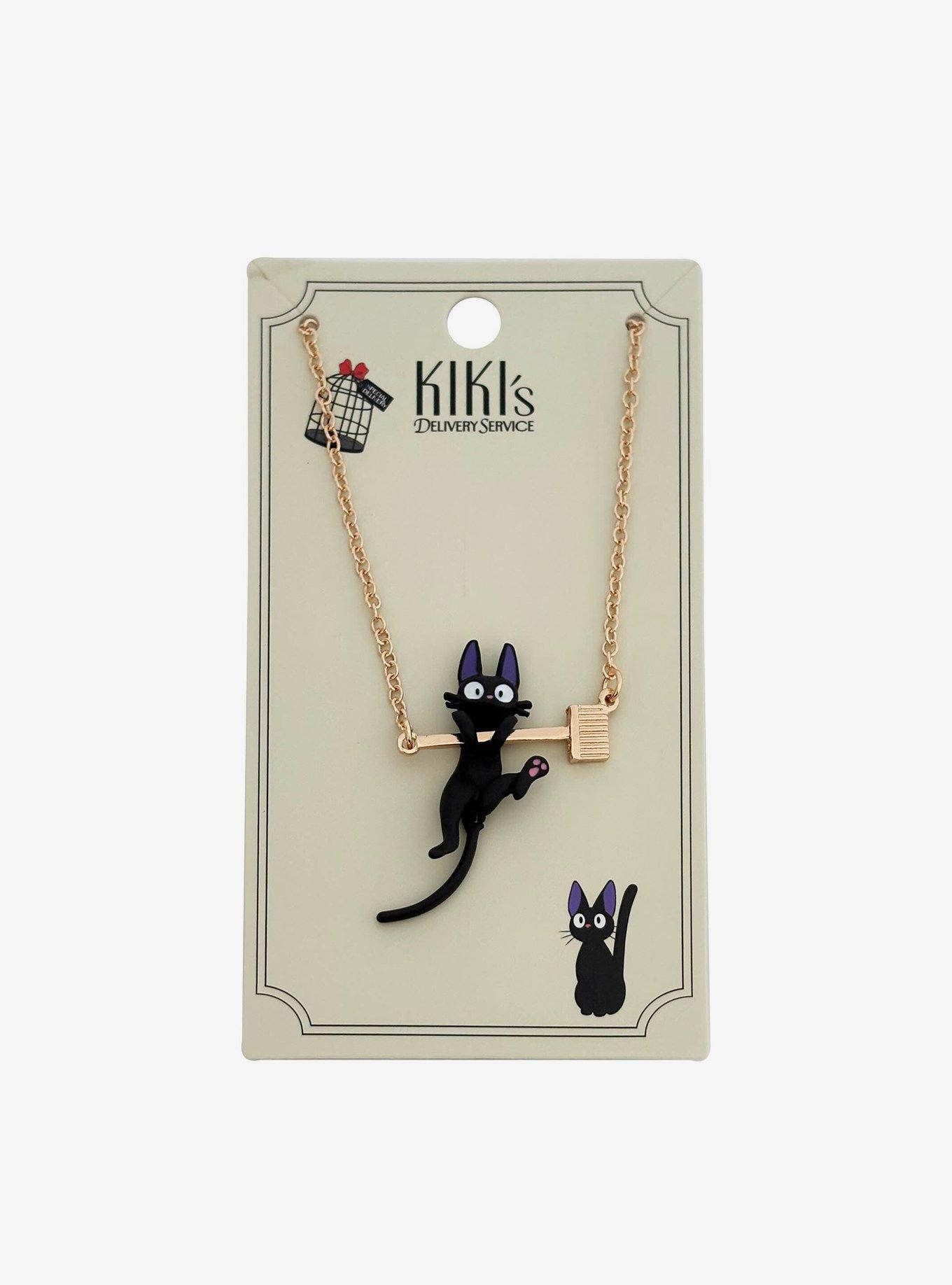 Studio Ghibli® Kiki's Delivery Service Jiji Broom Necklace, , hi-res