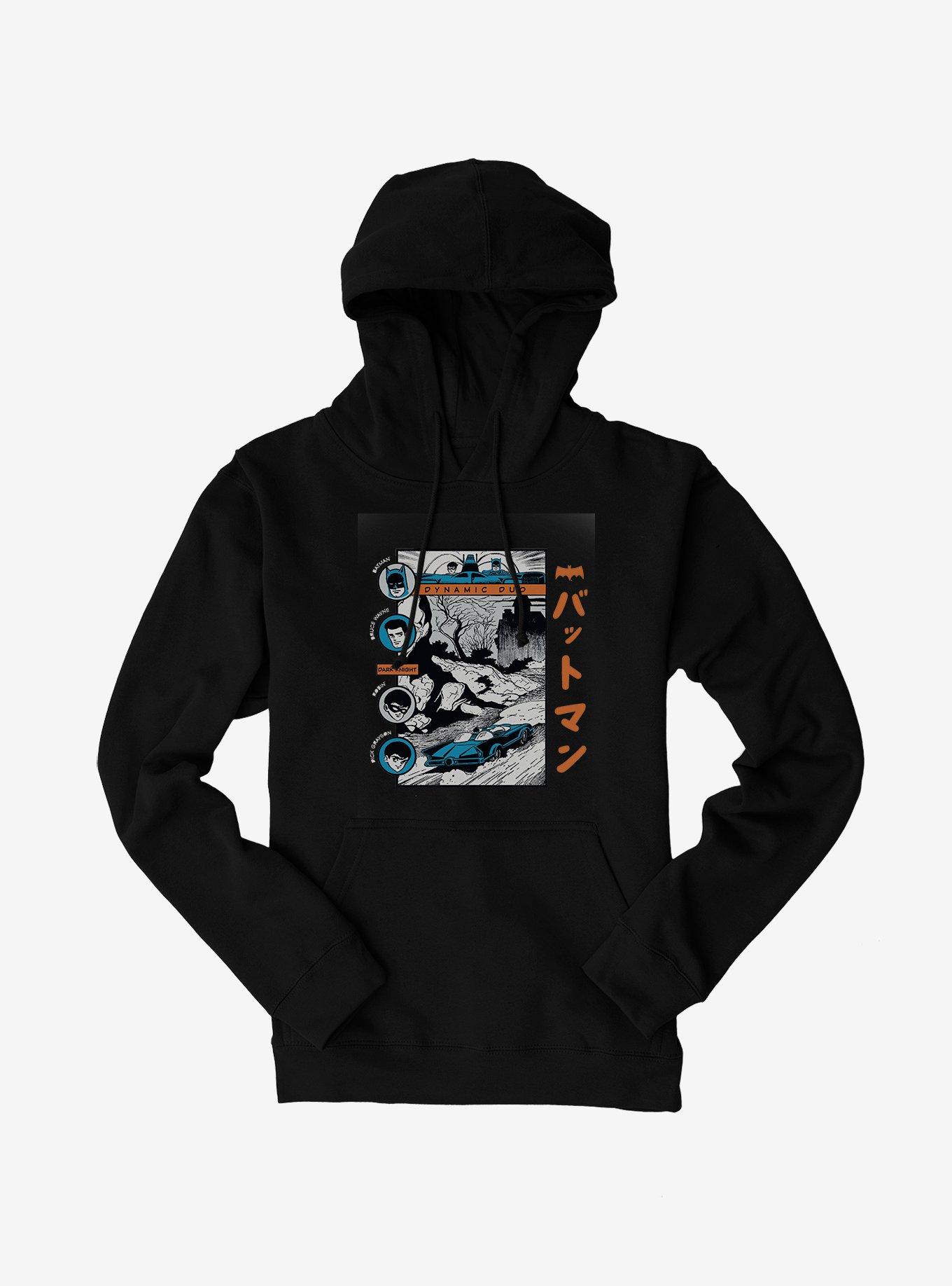 DC Batman & Robin Comic Panel Duo Hoodie, , hi-res