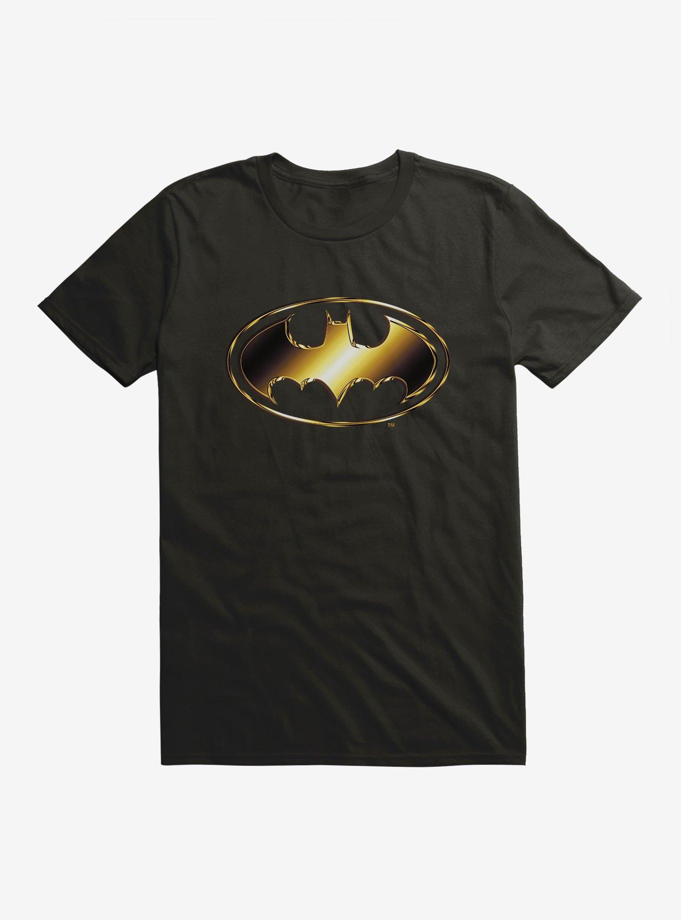 DC Batman Gold Logo T-Shirt, , hi-res