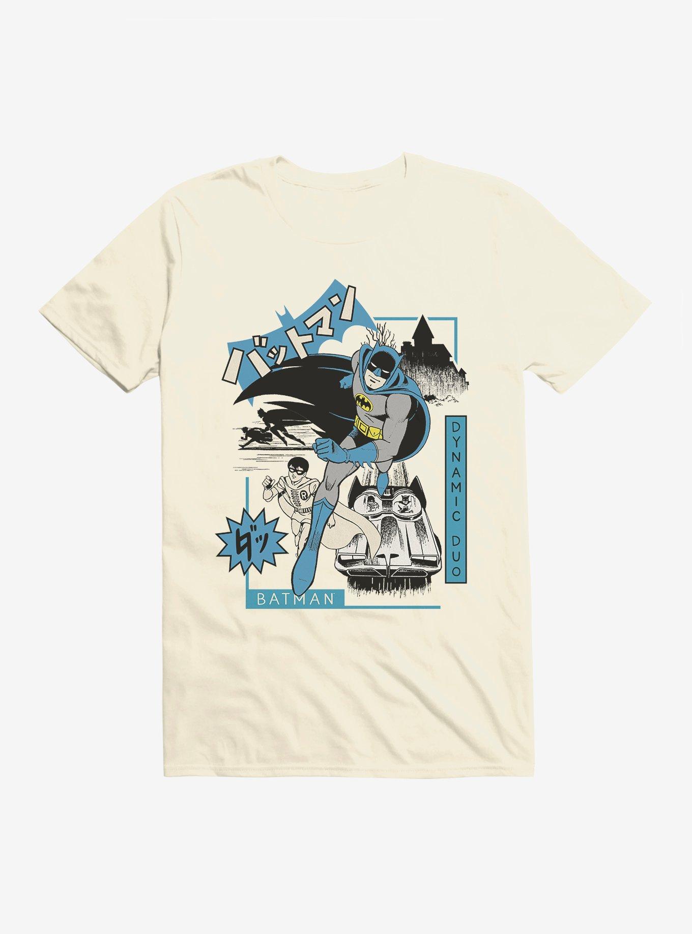 DC Batman & Robin Dynamic Duo T-Shirt, NATURAL, hi-res