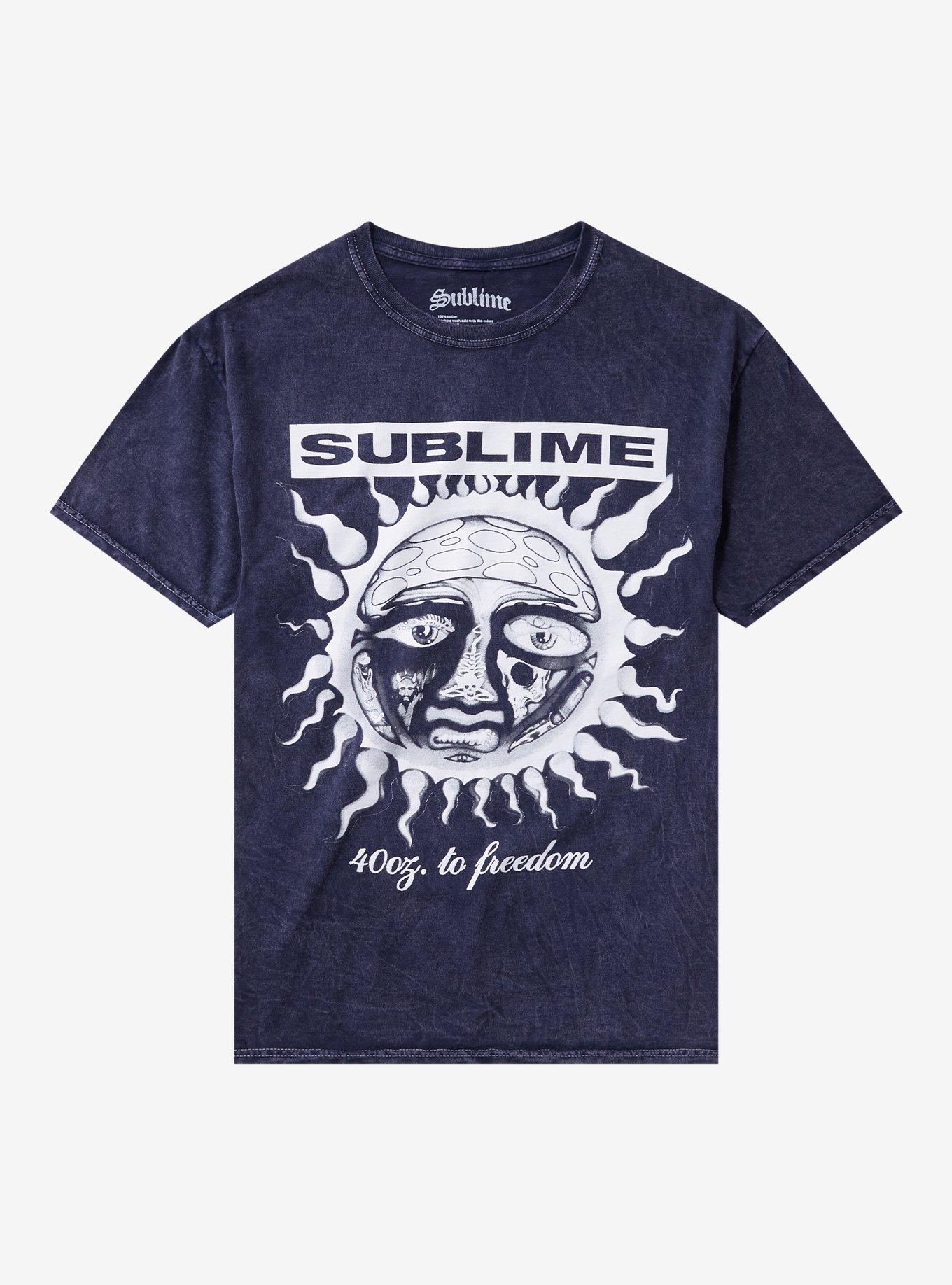Sublime Sun 40 Oz. To Freedom Mineral Wash T-Shirt, , hi-res