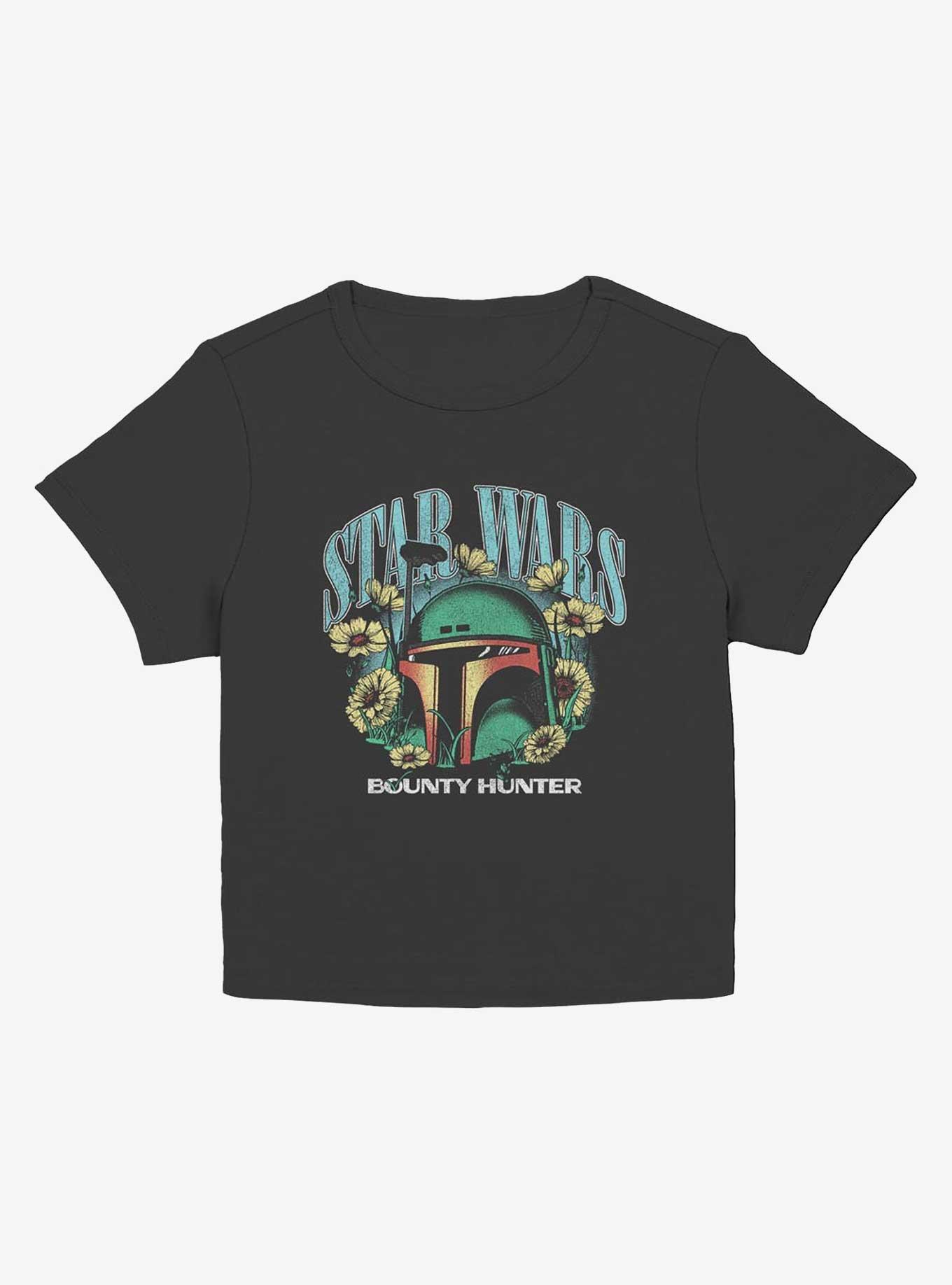 Star Wars Boba Fett Floral Girls Baby T-Shirt