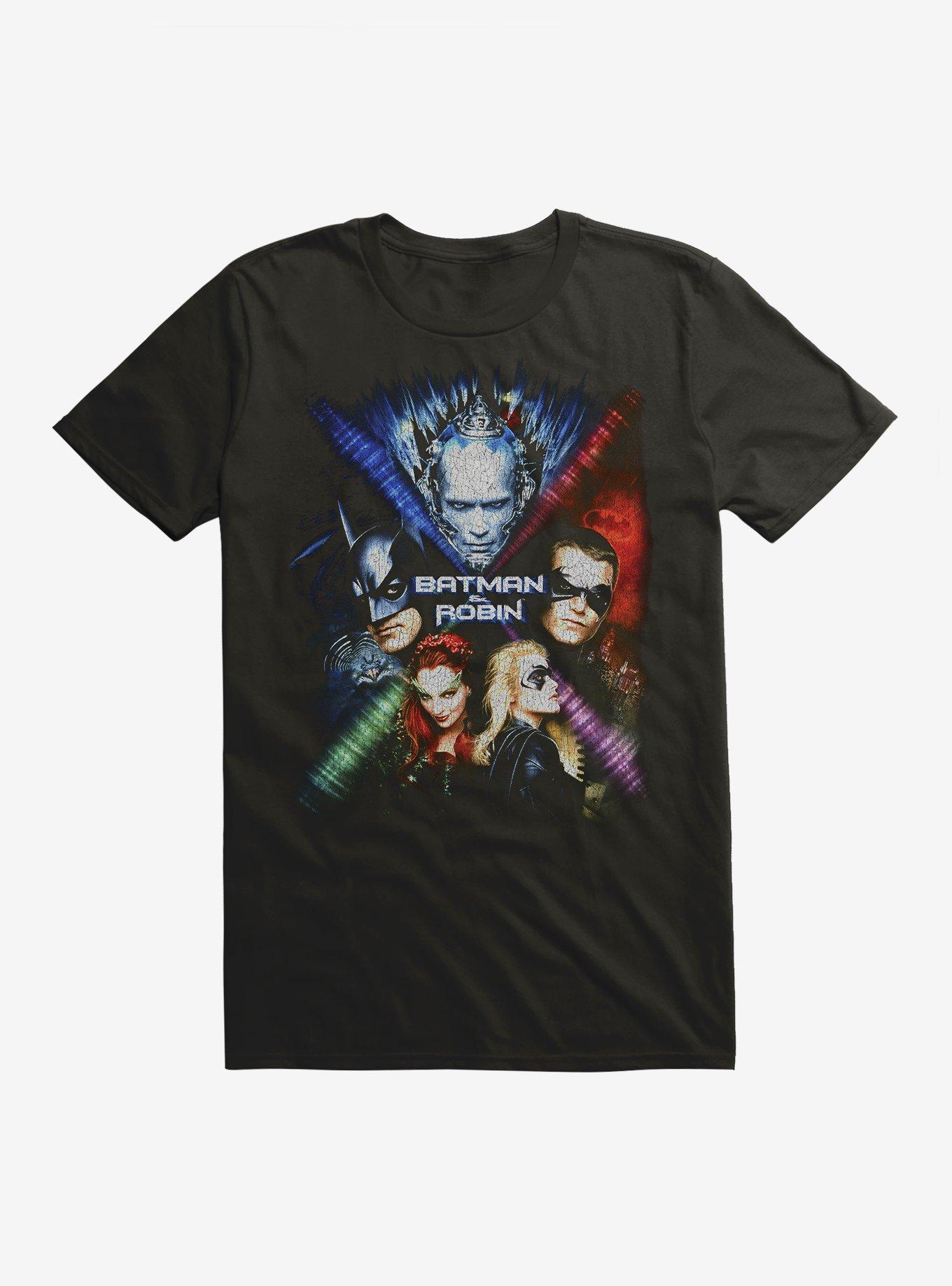 DC Batman & Robin Poster T-Shirt, BLACK, hi-res