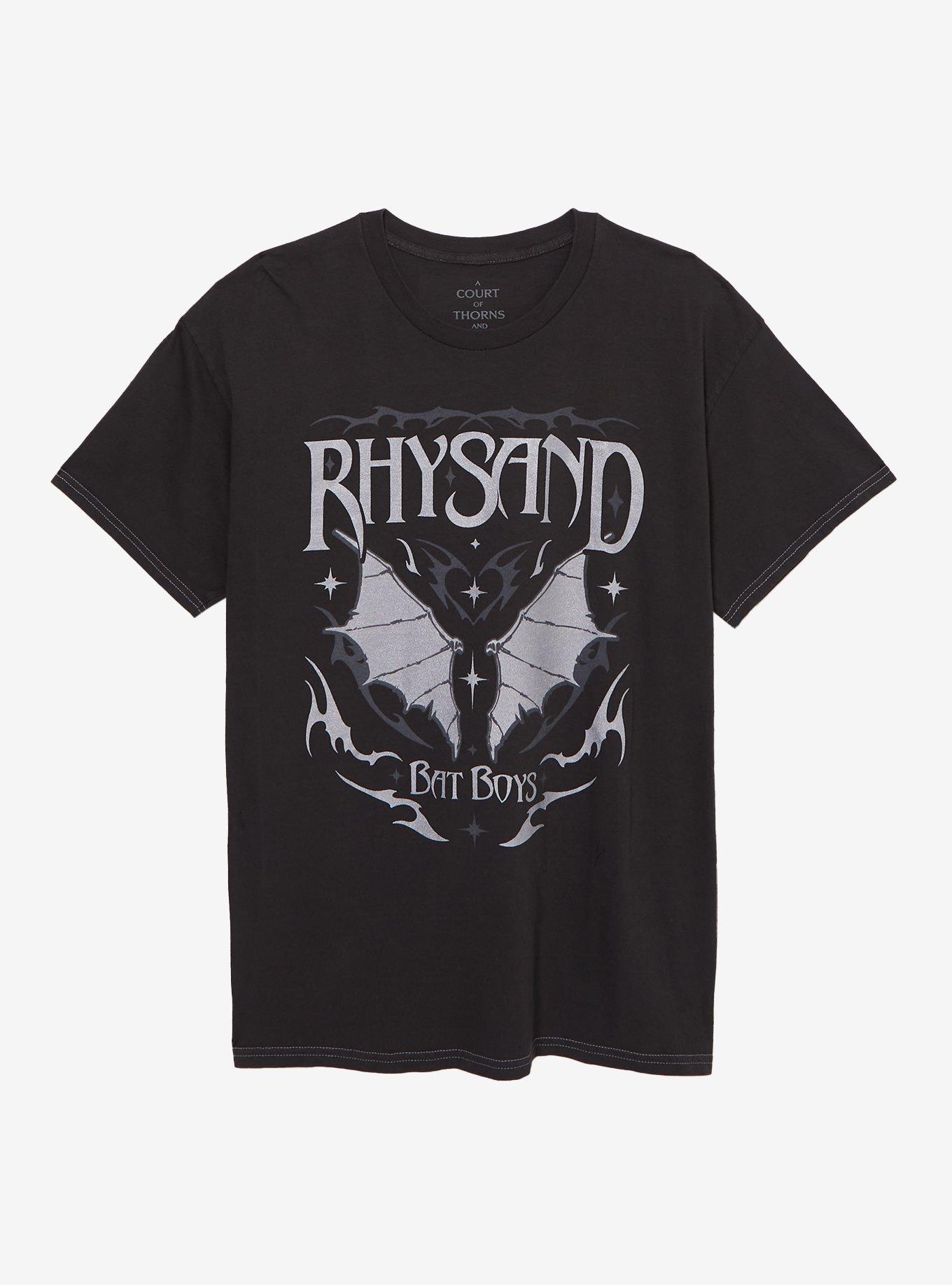 A Court Of Thorns And Roses Rhysand Metallic Boyfriend Fit Girls T-Shirt, , hi-res