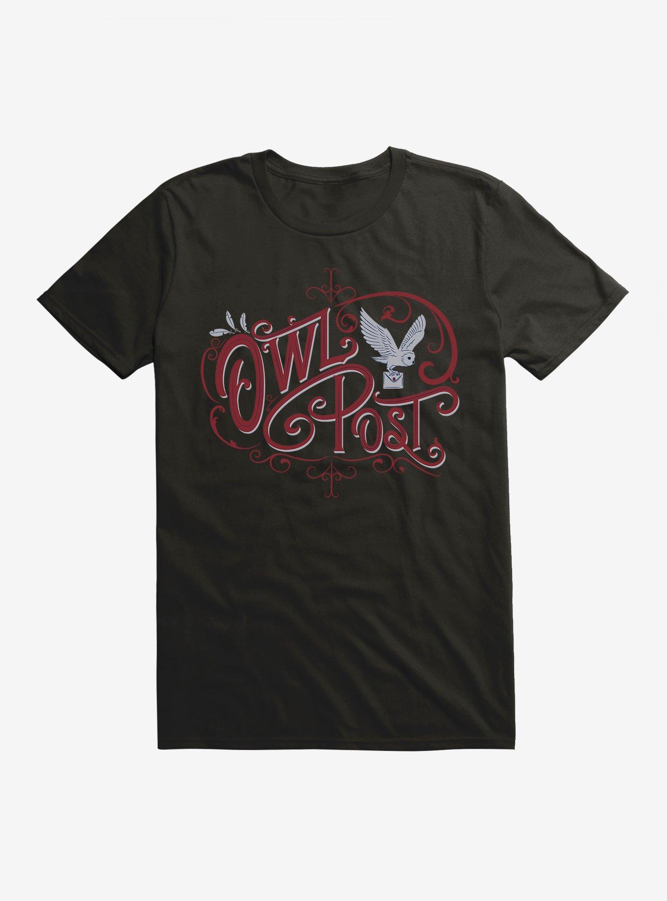 Harry Potter Owl Post T-Shirt, BLACK, hi-res