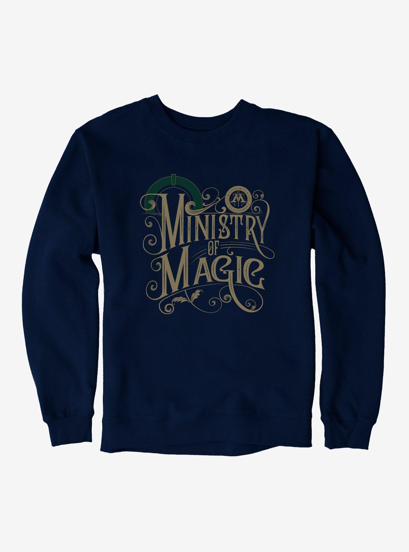 Harry Potter Ministry Of Magic Sweatshirt, NAVY, hi-res
