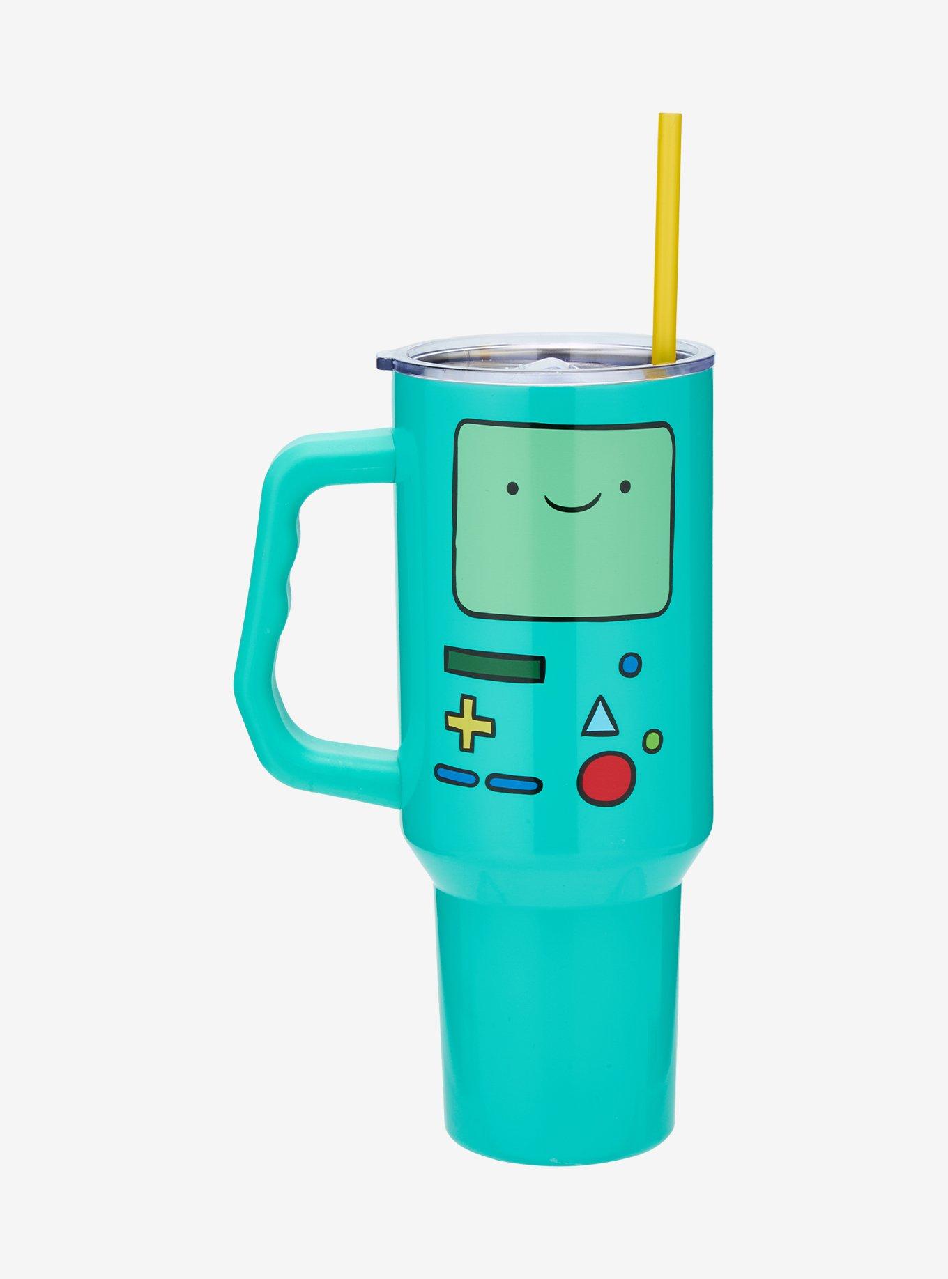 bmoトリア Adventure Time BMO Straw Tumbler with Handle - BoxLunch Exclusive