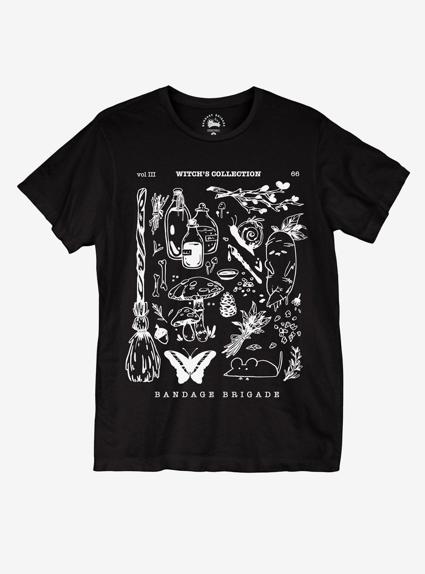Witch's Collection Chart Girls T-Shirt By Bandage Brigade, , hi-res