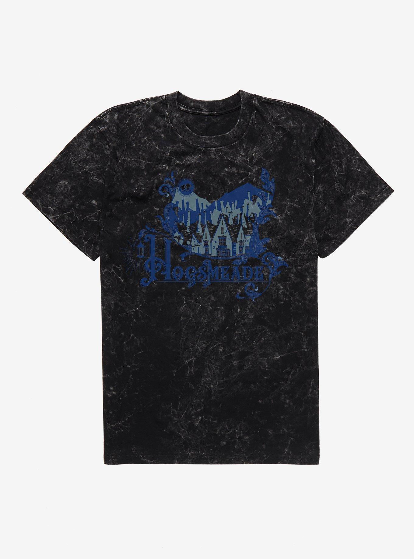 Harry Potter Hogsmeade Mineral Wash T-Shirt, BLACK MINERAL WASH, hi-res