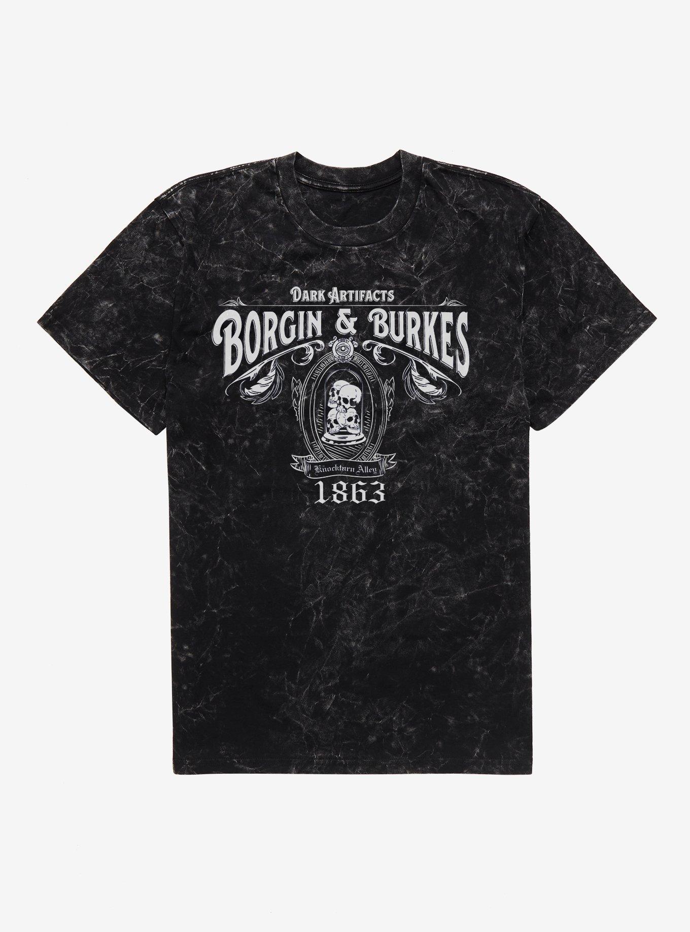 Harry Potter Borgin & Burkes Mineral Wash T-Shirt, , hi-res