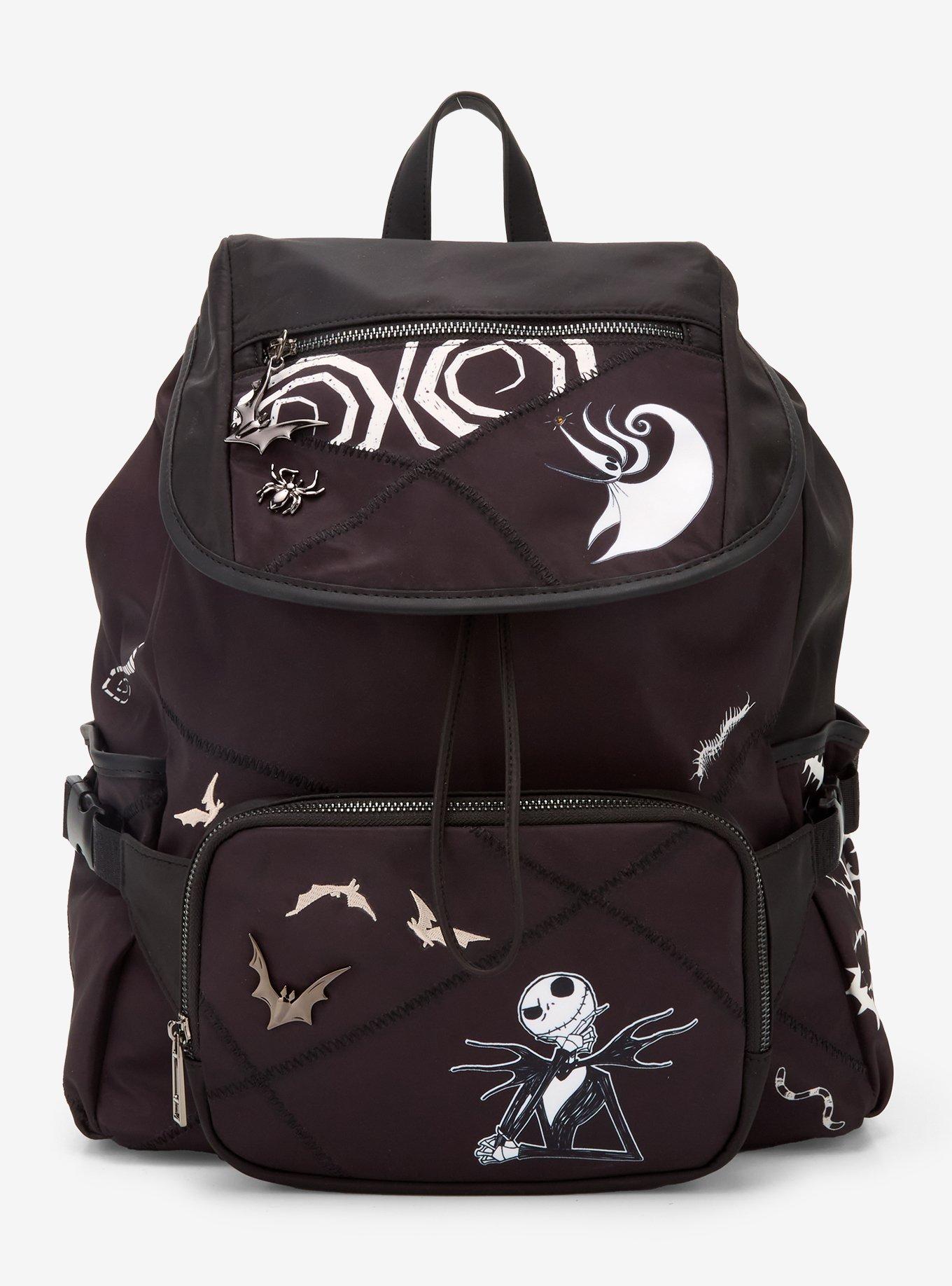 ☾DarkMoon★様　丸ポケットリュック　ハンドメイド Disney The Nightmare Before Christmas Icons Backpack with