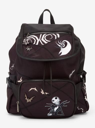 Disney Parks Nightmare Before Christmas Jack Black Canvas Sling Bag Backpack Disney The Nightmare Before Christmas Jack Skellington  main image 2